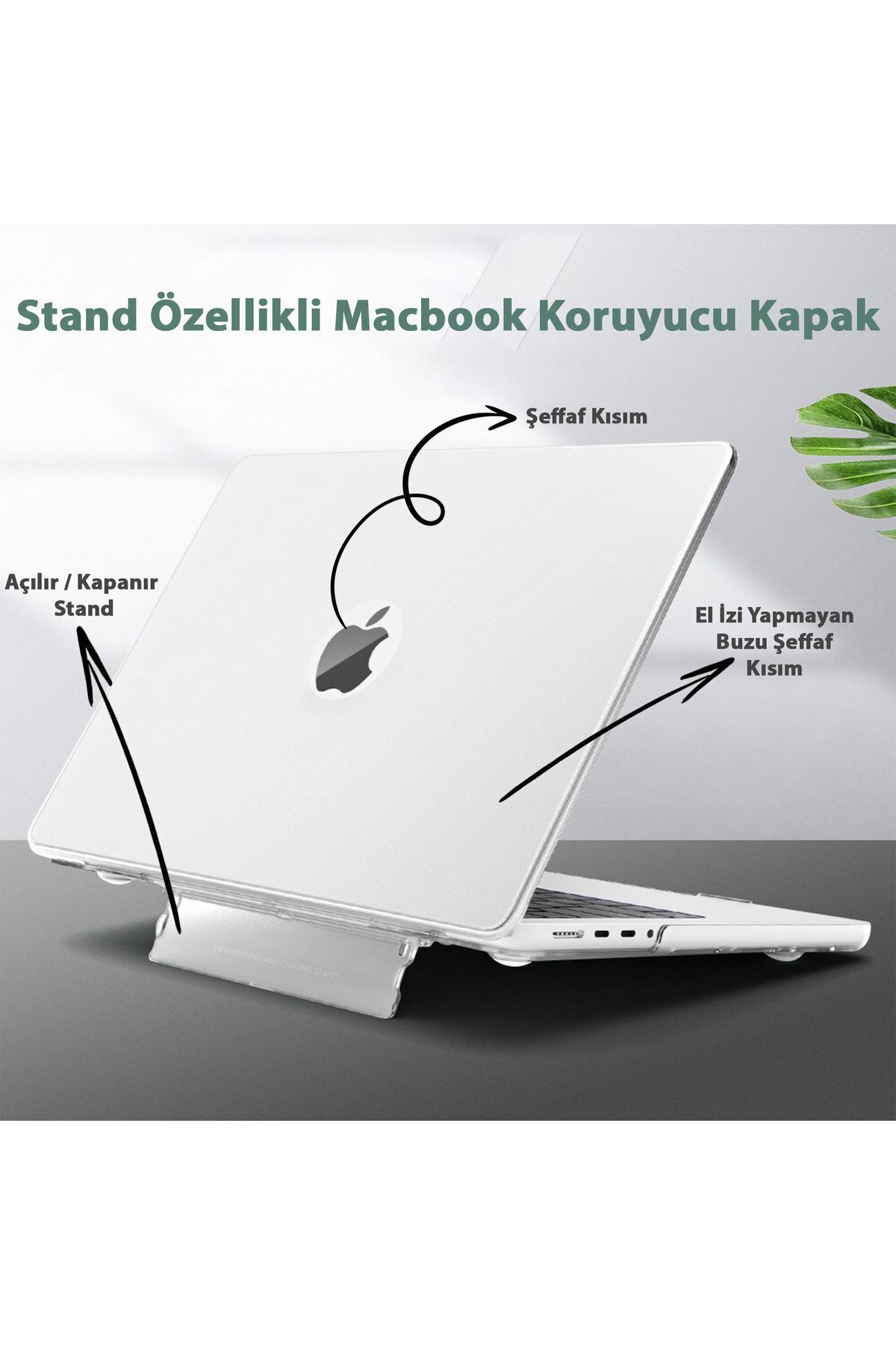TEKNETSTORE-Macbook Air 13.6" M2-m3 Chip 2022/2024 A2681 A3113 - Compatible Stand Screen Protector Case and Keyboard 4