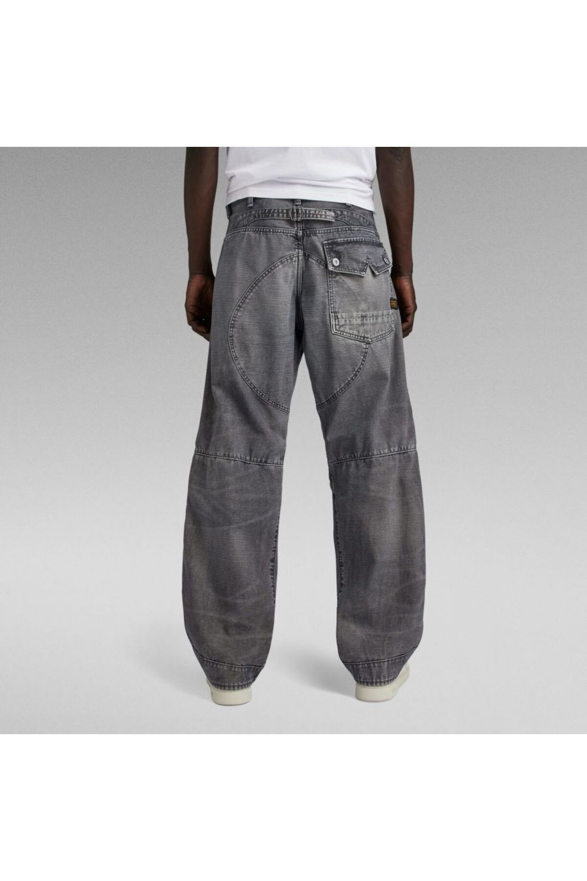 شلوار جین خاکستری مردانه G STAR RAW 5620 سه بعدی شل G-STAR RAW