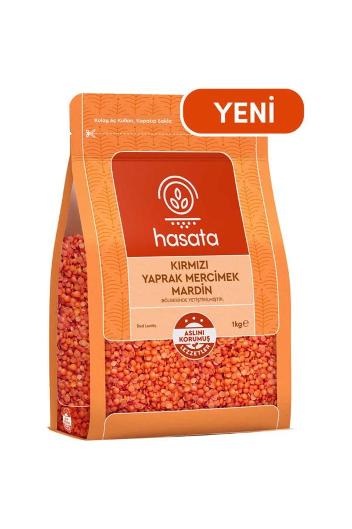 Hasata Mardin Kırmızı Yaprak Mercimek 1 Kg X 12 Adet