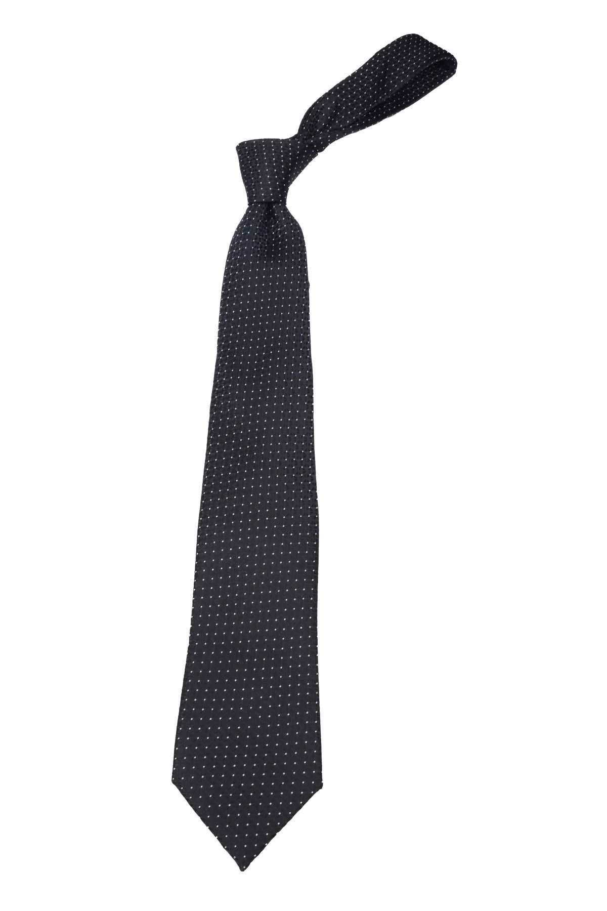 Cengiz İnler-Men's Patterned Polka Dot Tie 2