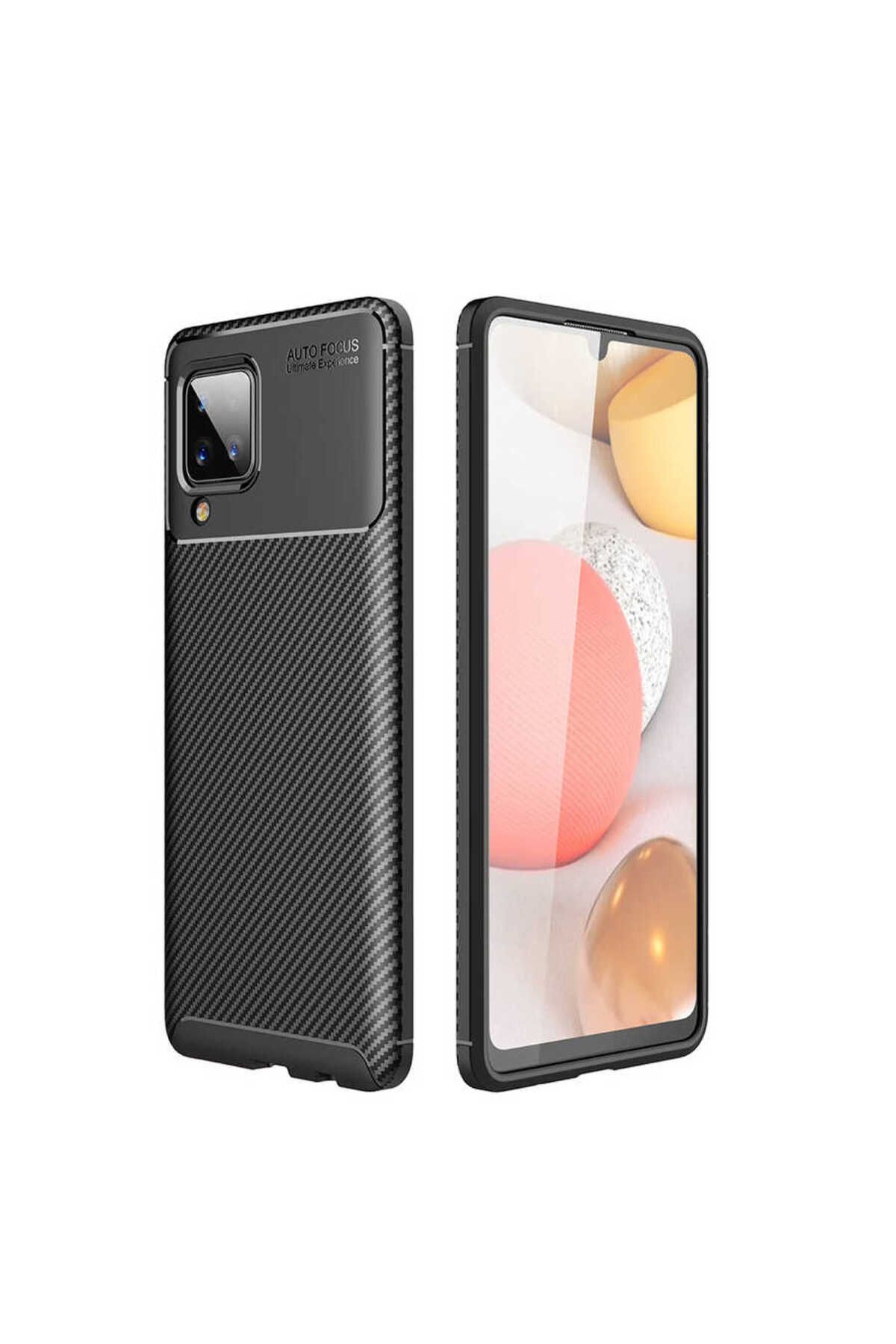 gaappy Fib Serisi Samsung Galaxy A12 Siyah Kapak