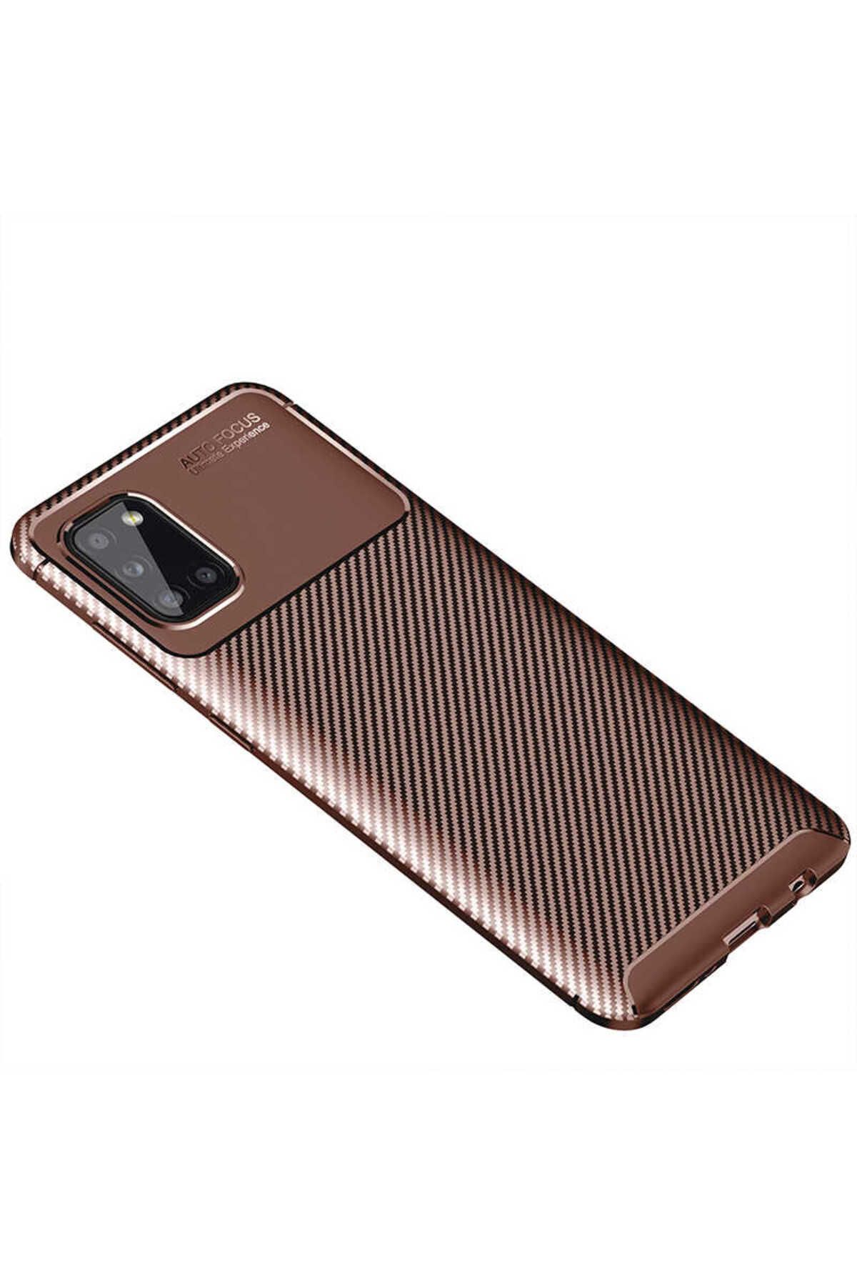 gaappy Fib Serisi Samsung Galaxy A31 Kahverengi Kapak