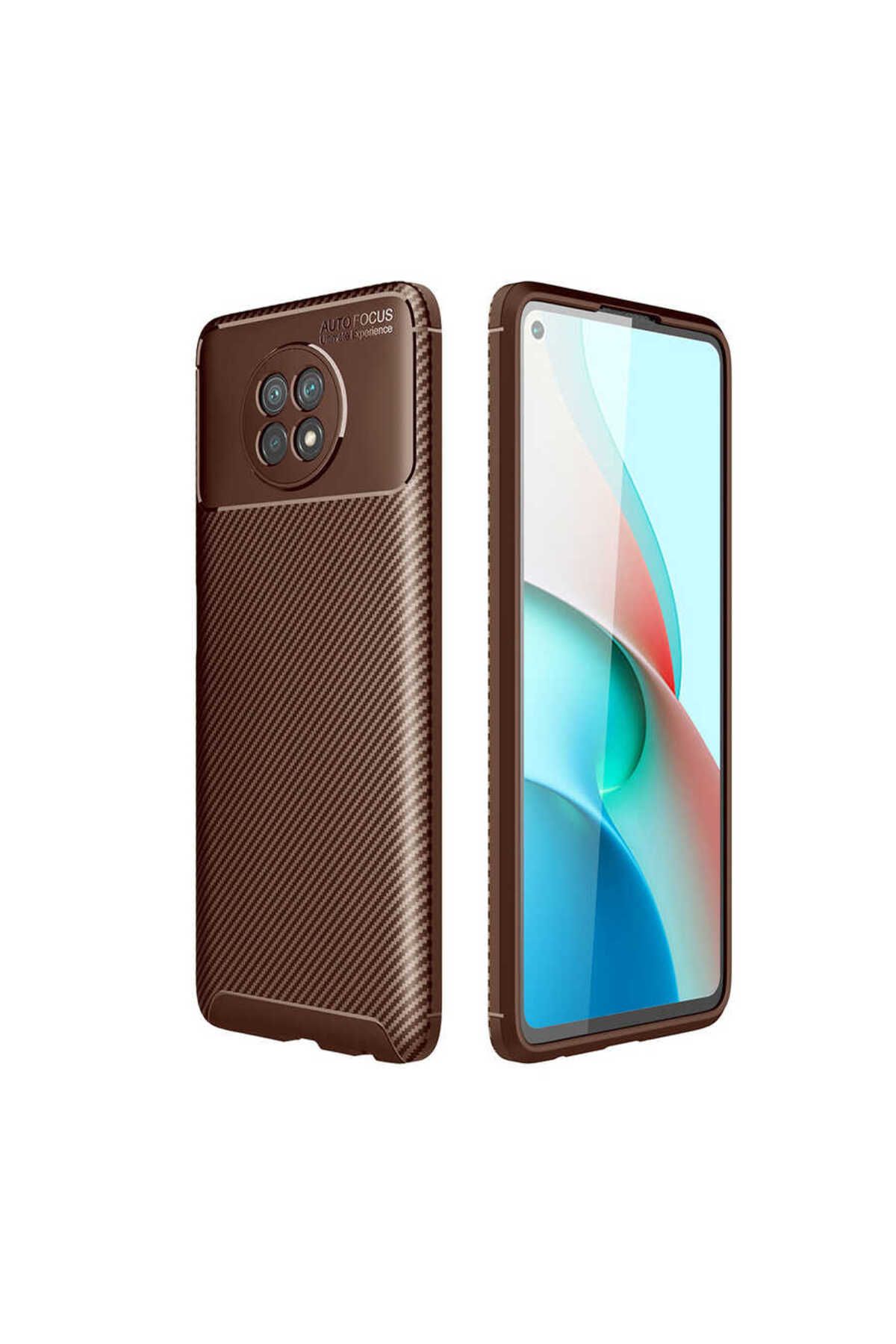 gaappy Fib Serisi Xiaomi Redmi Note 9T Kahverengi Kapak