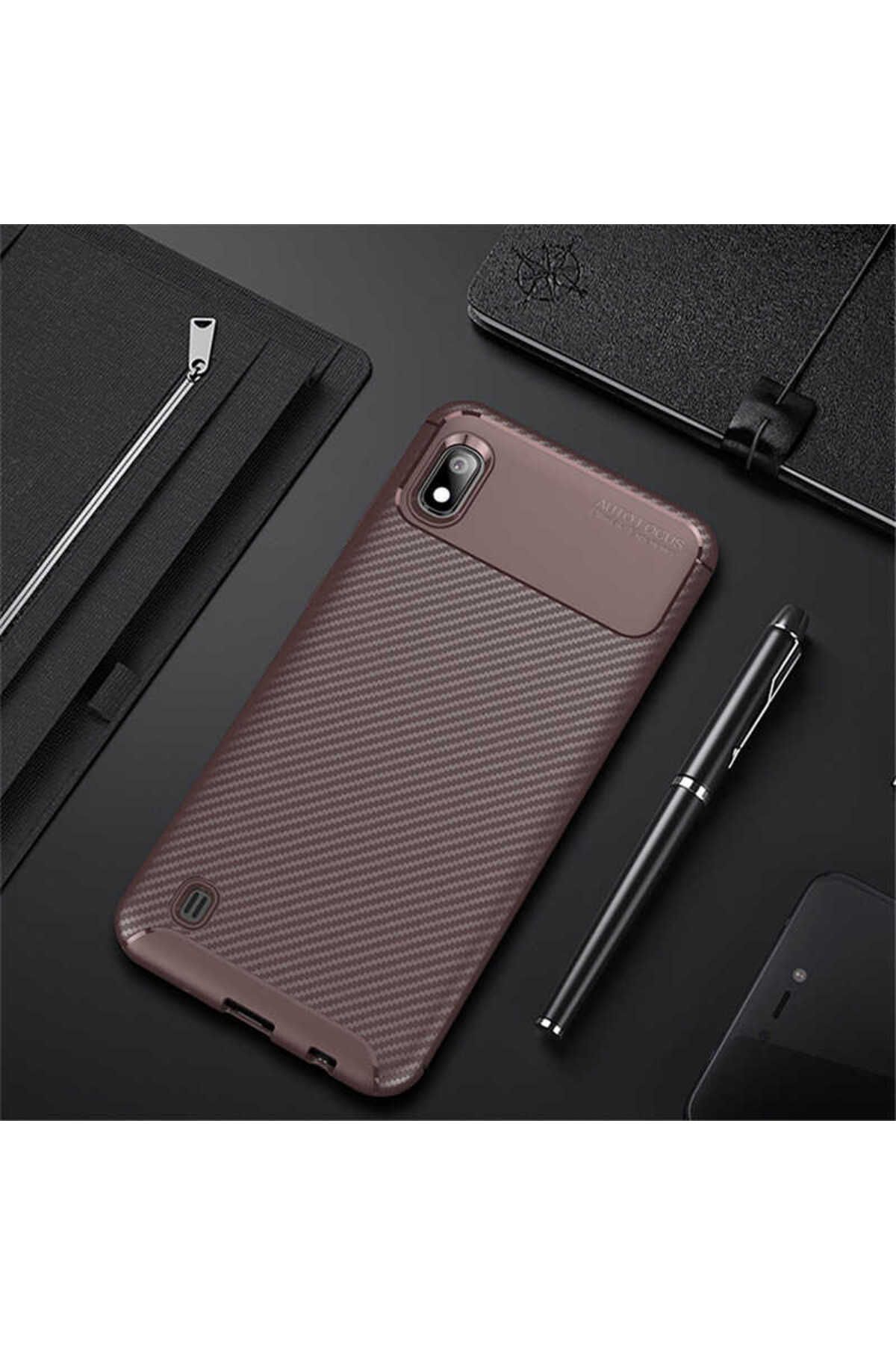 gaappy Fib Serisi Samsung Galaxy A10 Kahverengi Kapak