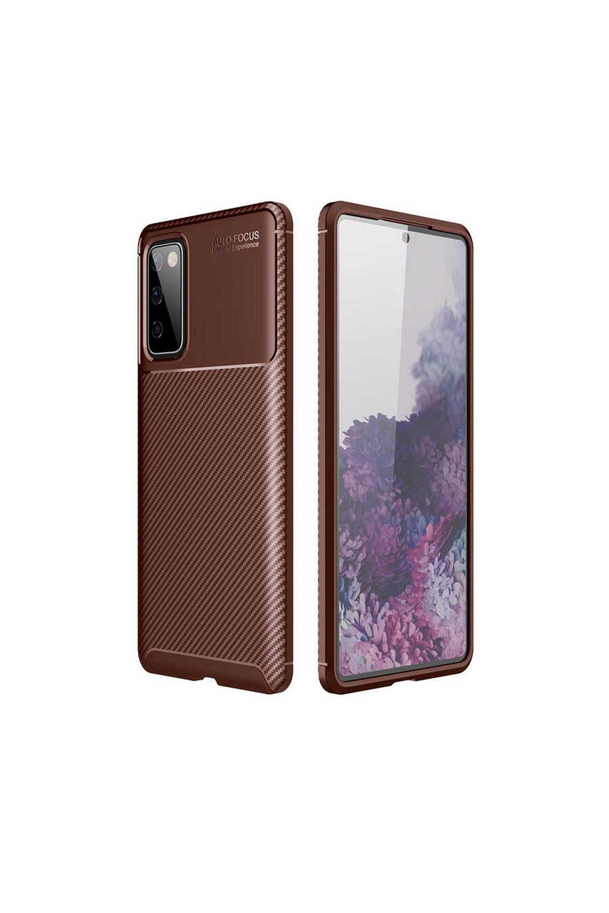 gaappy Fib Serisi Samsung Galaxy S20 FE Kahverengi Kapak