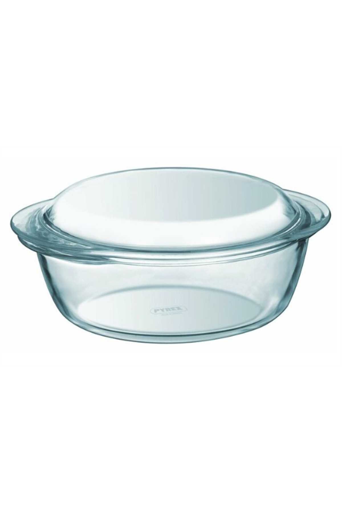 Pyrex-207a000/7343 Kapaklı Cam Yuvarlak Fırın Kabı 1,3l 1