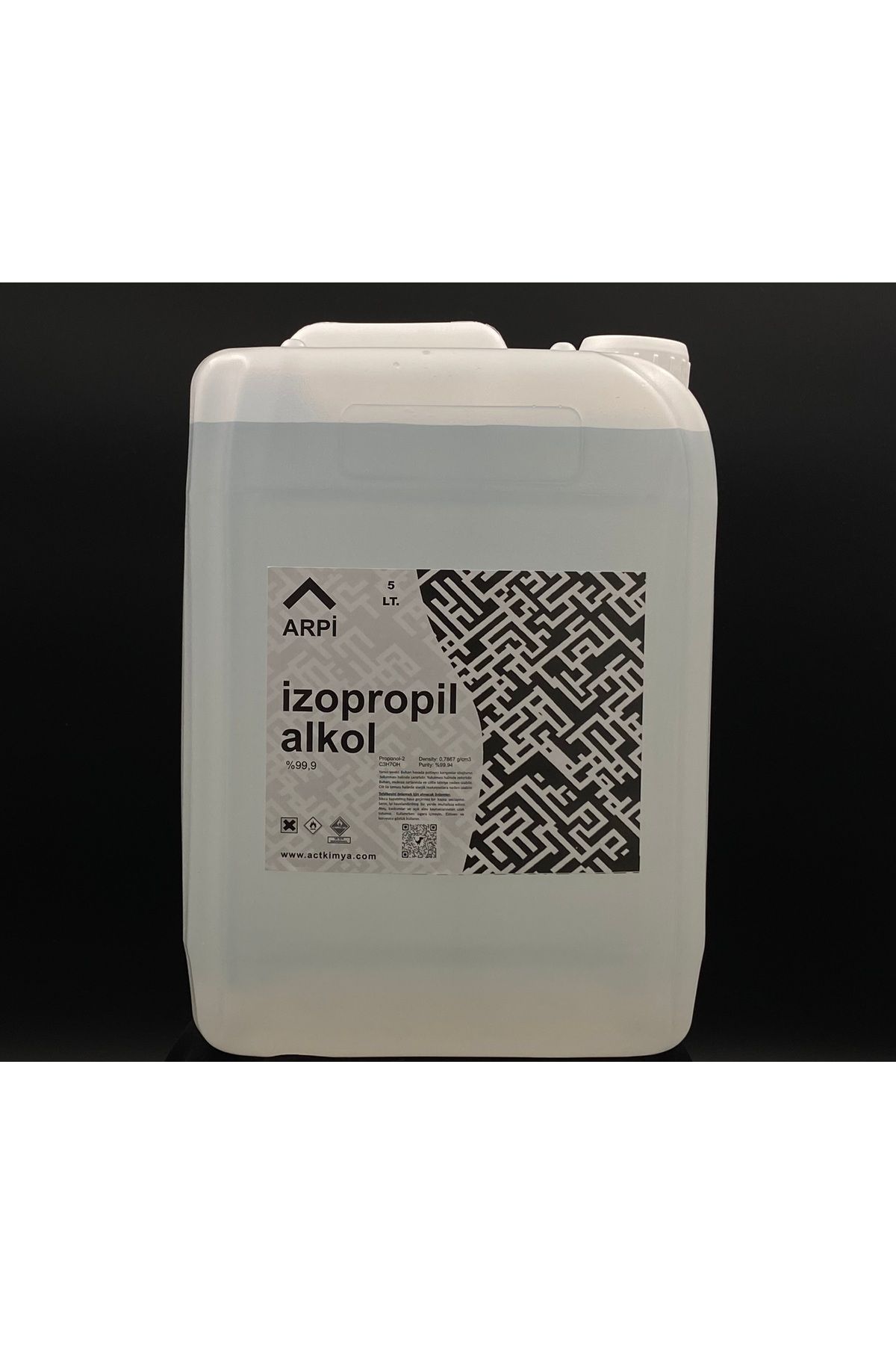 Arpi 5 Lt Saf Izo Propil Temizlik Solventi %99.90 (İZOPROPİL ALKOL,İPA,DEZENFEKTAN)