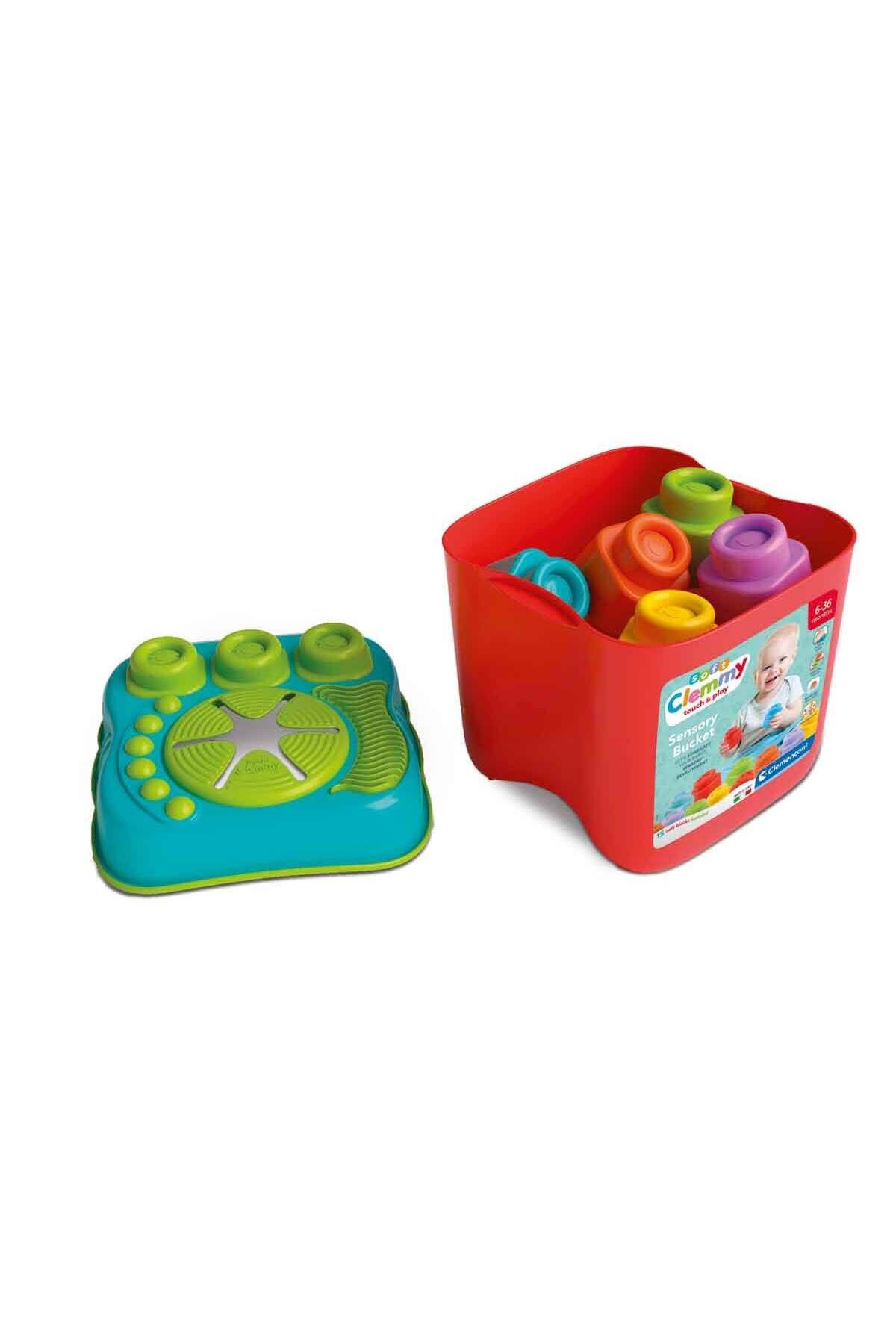 CLEMENTONI-Soft Clemmy Block Bucket 15 Pieces 2