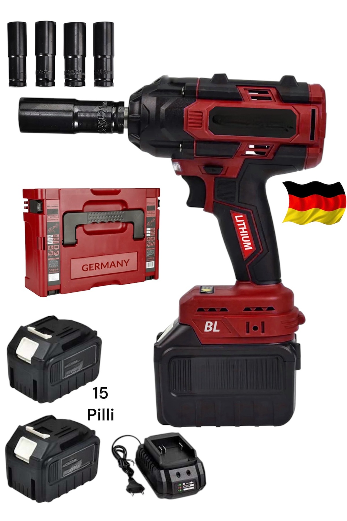 SCHUTZENGER Germany 1800Nm 20Ahx Akülü Torklu Somun Sıkma Bijon