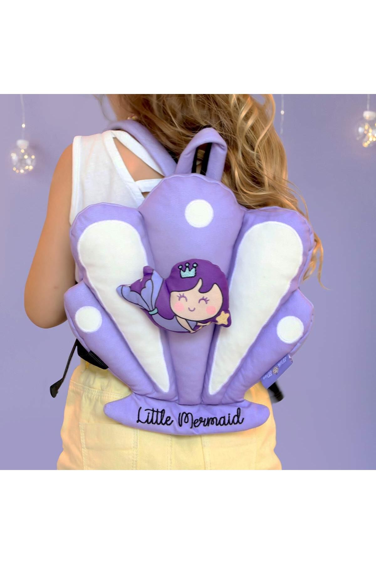 Milk & Moo-Milk&Moo Little Mermaid Toddler Kindergarten Pre School Backpack, Kids Backpack 7