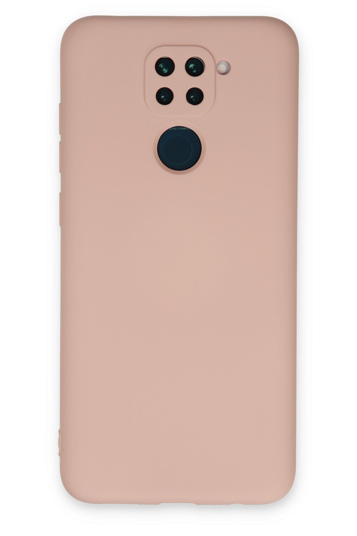 cepmoda xiaomi REDMİ Note 9 KILIF - Pastel Soft Dokulu Lansman Kapak içi Süet v15 PUDRA