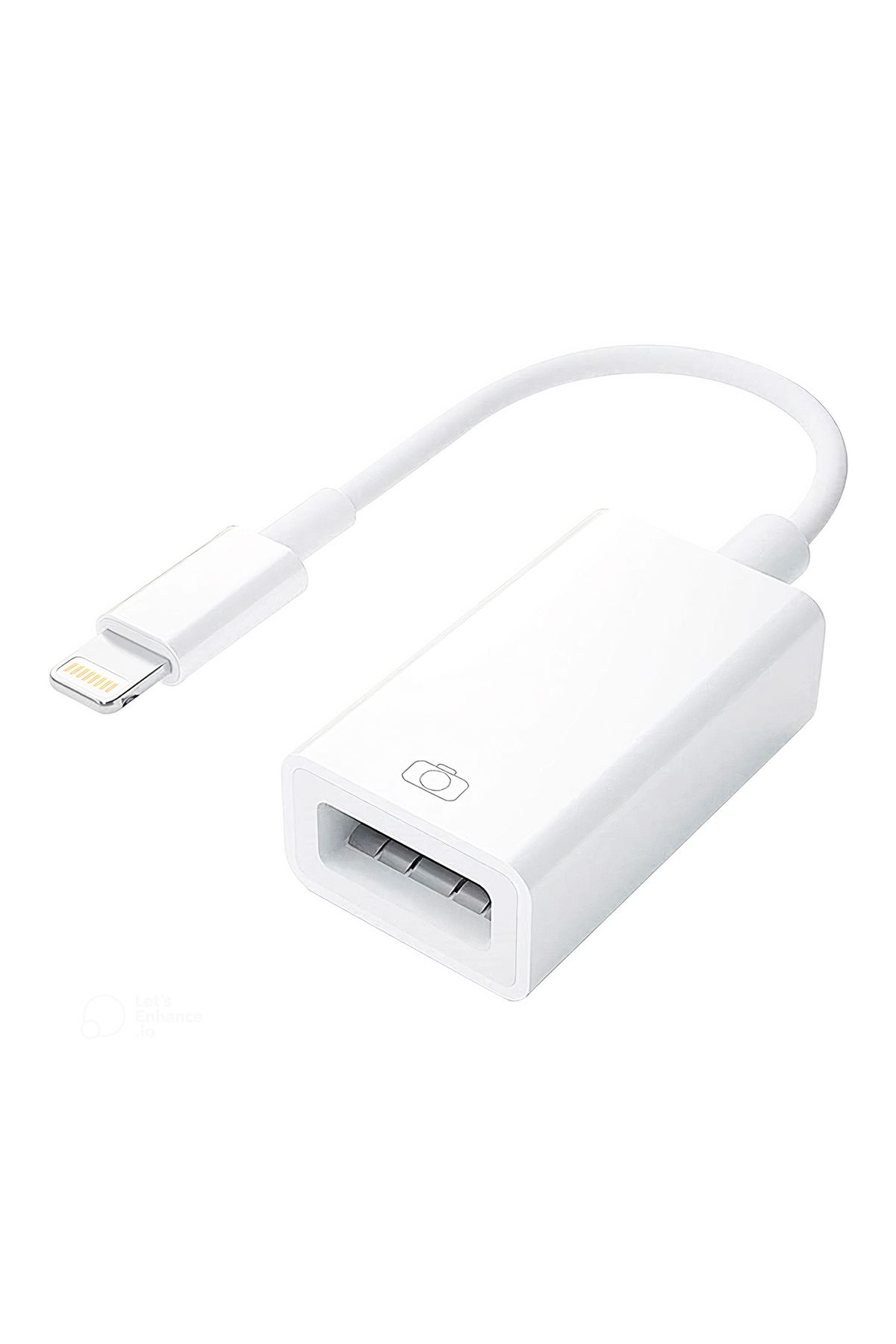 Powermaster IPAD IPHONE LIGHTNING OTG ADAPTÖR (FLASH BELLEK MOUSE KLAVYE BAĞLAMAK İÇİN)