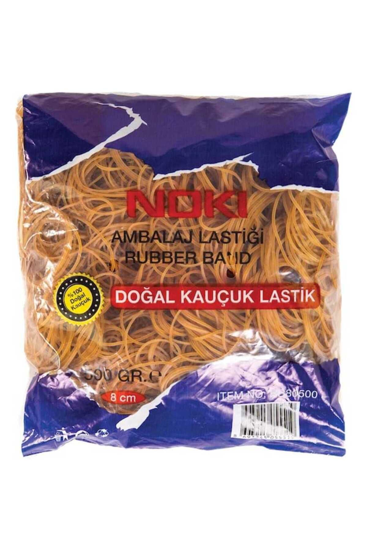 Noki Ambalaj Lastiği Kauçuk 8 Cm 500 gr Poşet