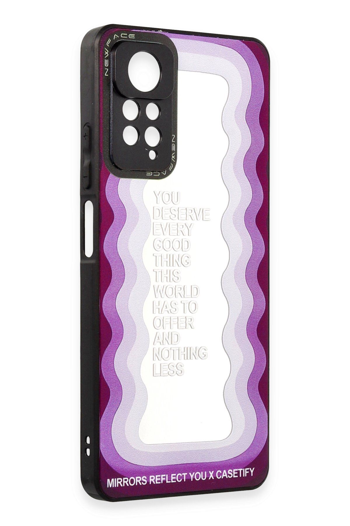 Leybaks Xiaomi Redmi Note 11 Pro Kılıf Mirror Ayna Desenli Kılıf Case