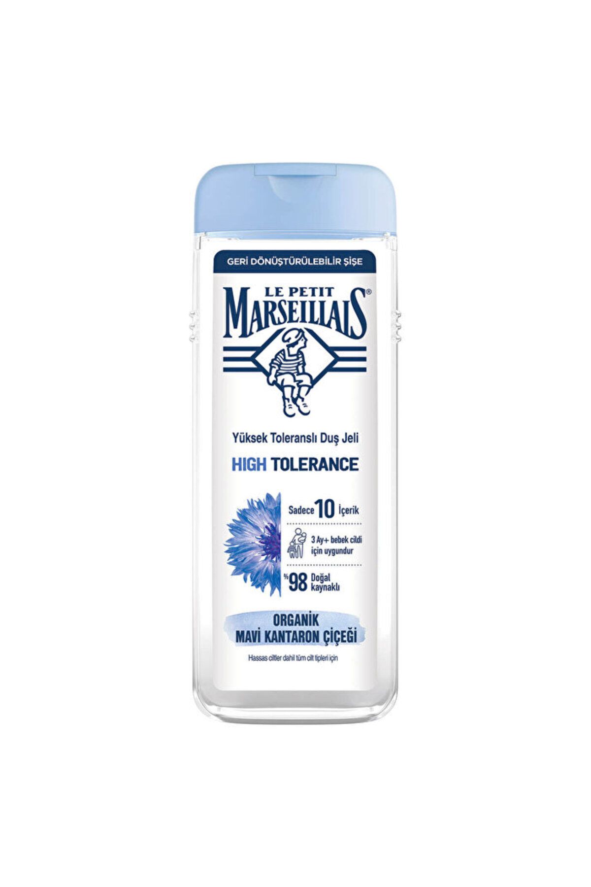 Le Petit Marseillais Duş Jeli - Yüksek Toleranslı Mavi Kantaron Çiçeği - 400 ml