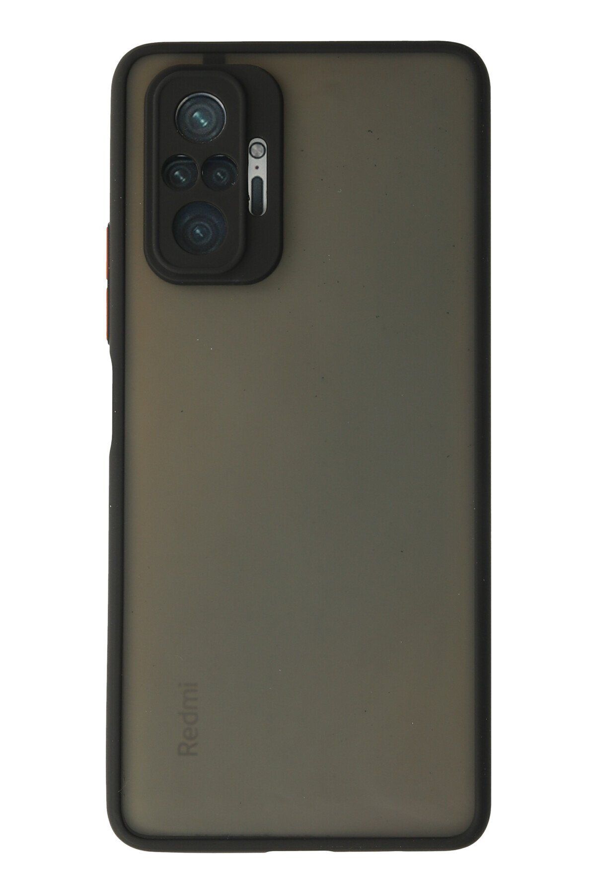 cepmoda XİAOMİ REDMİ NOTE 10 PRO | Buzlu Şeffaf Silikon Mat Telefon Kılıfı – Darbeye Dayanıklı - SİYAH