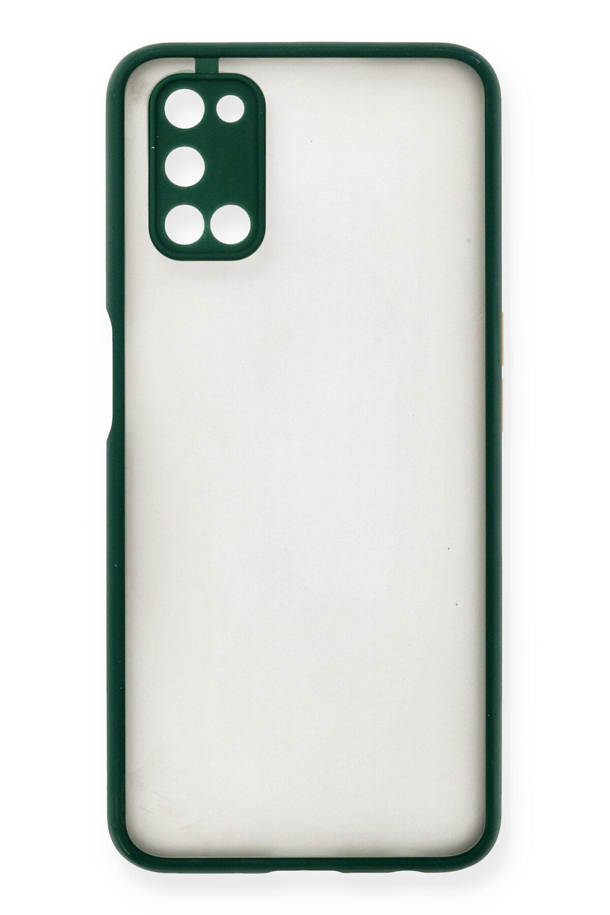 cepmoda OPPO A72 - Jux Mat Kapak Yanları Silikon Arkası Sert Pc Buzlu Kılıf - YEŞİL