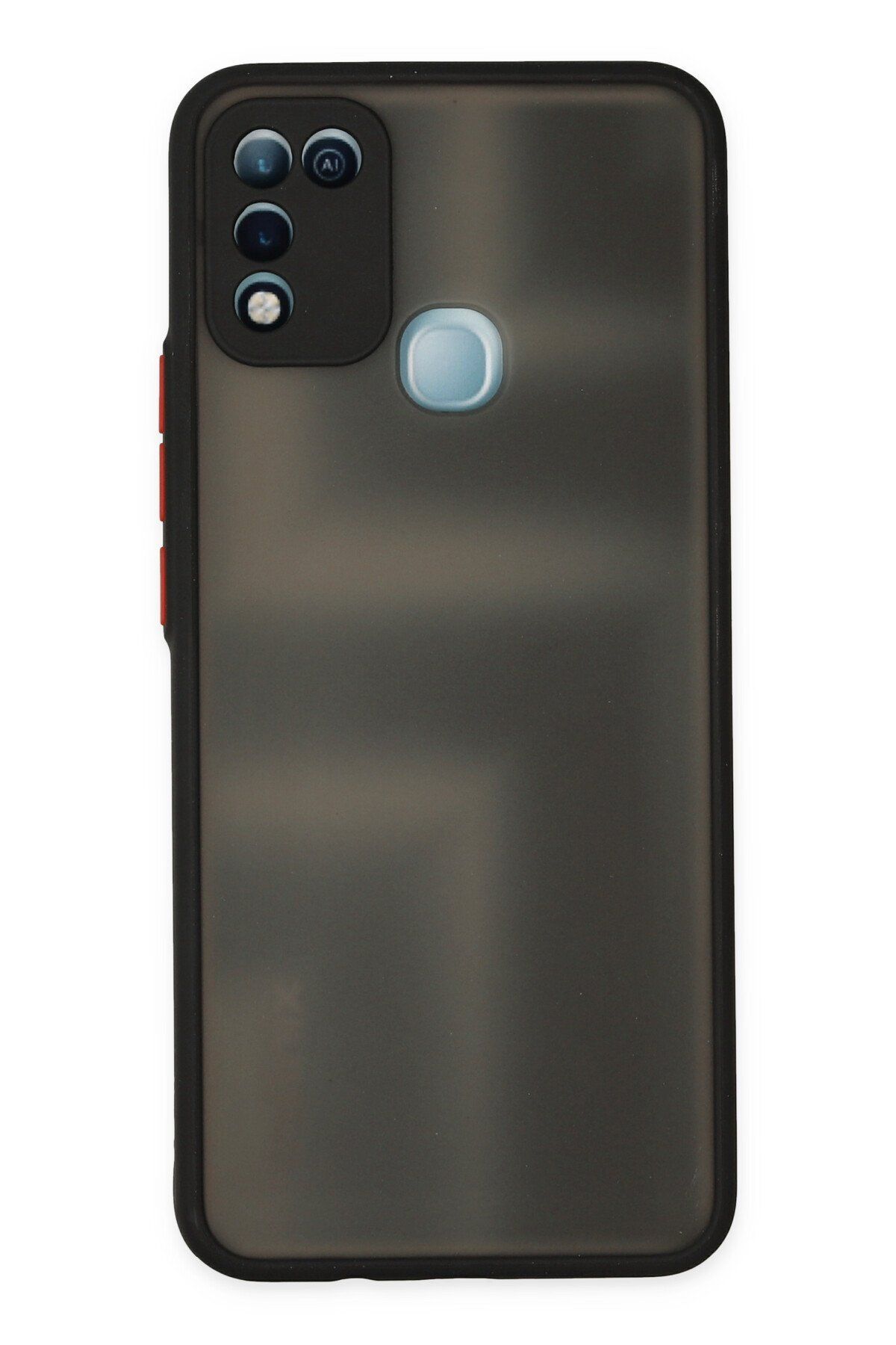 cepmoda İNFİNİX HOT 10 PLAY | Buzlu Şeffaf Silikon Mat Telefon Kılıfı – Darbeye Dayanıklı - SİYAH