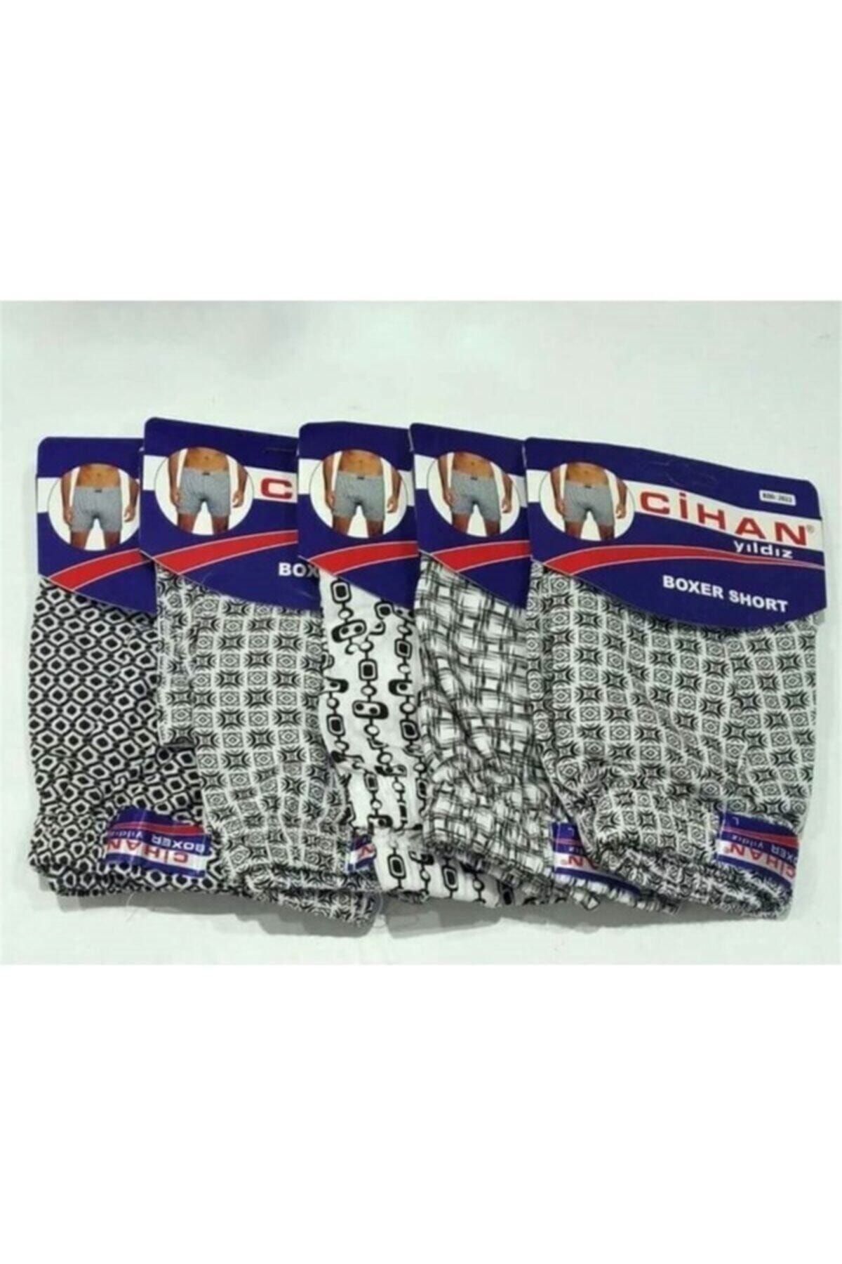 SİERNA Ekonomik Erkek Penye Boxer 12'li srn-002755