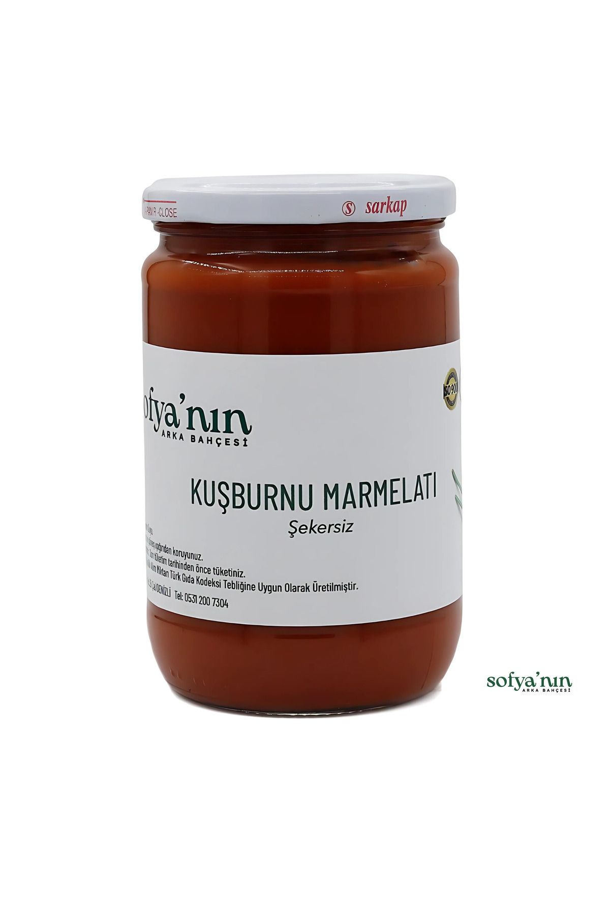 Sofyanın Arka Bahçesi Kuşburnu Marmelatı 460gr