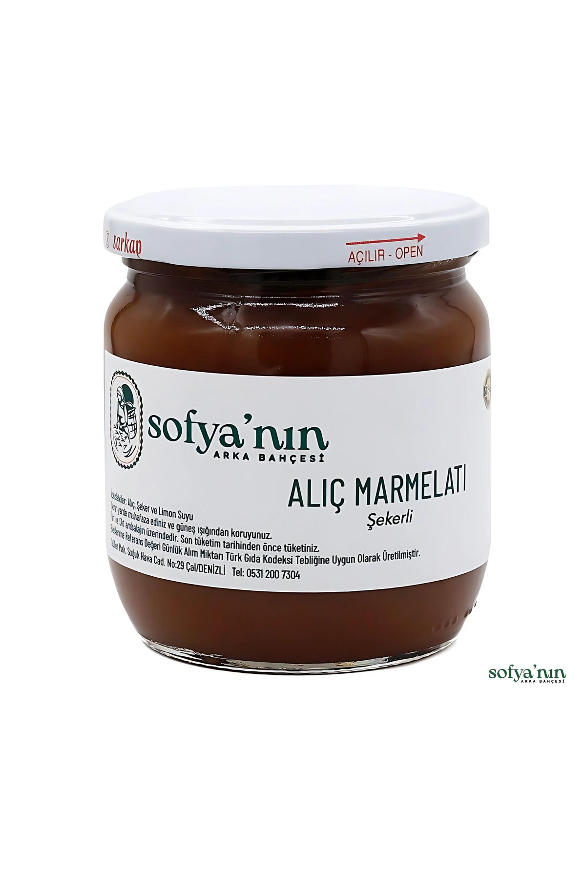 Sofyanın Arka Bahçesi Alıç Marmelatı 860gr