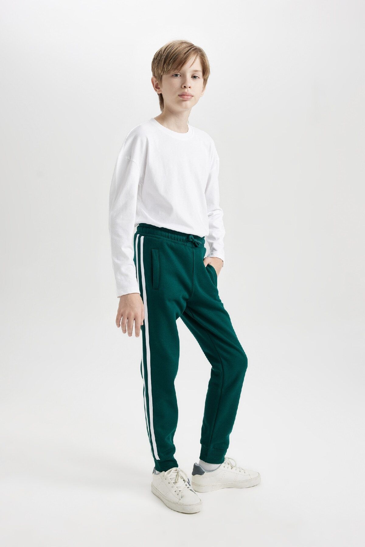 DeFacto-Boy's Thick Sweatshirt Trousers - Regular Fit D4445A8Ns 3