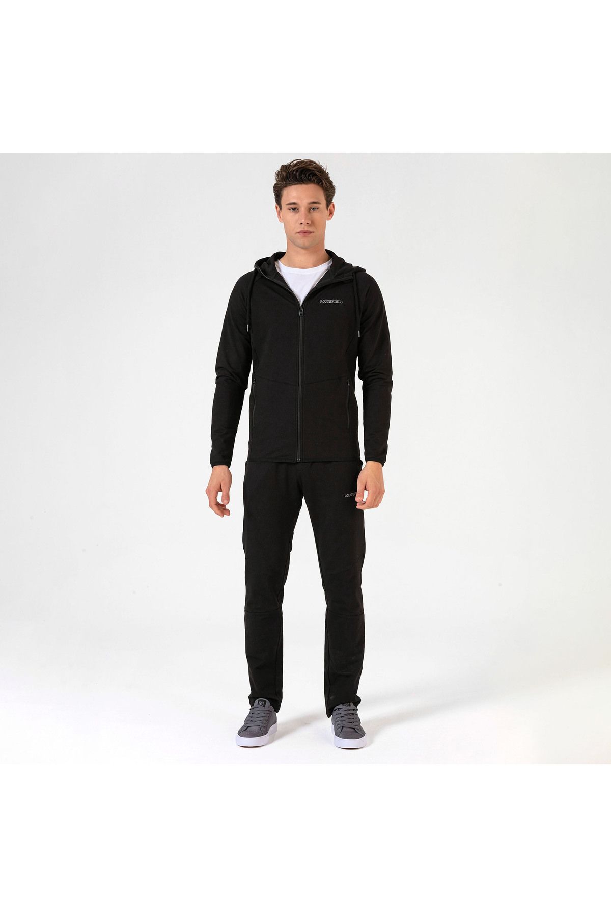 ROUTEFIELD-Men's Black Casual Tracksuit - Extend 5