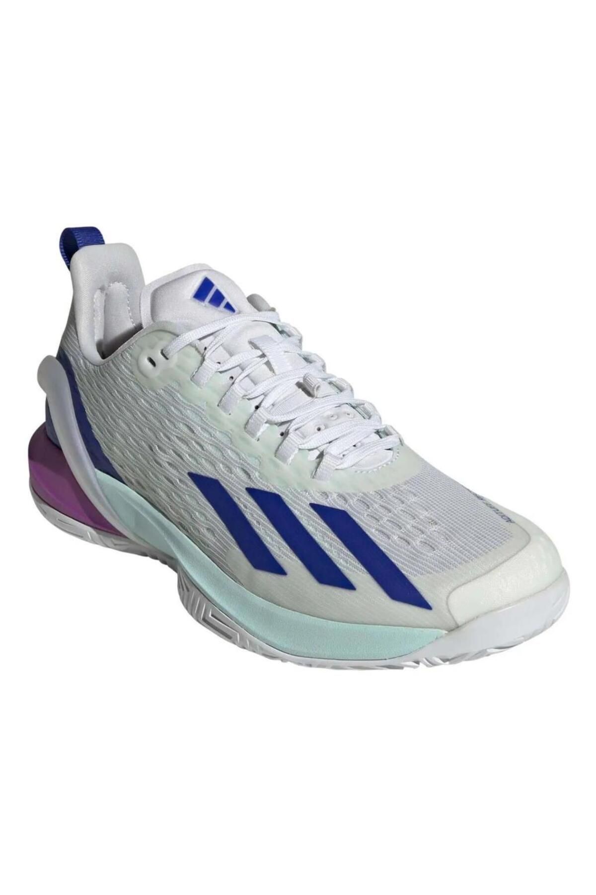 adidas-Adizero Cybersonic White All-Court Tennis Shoes Id8562 3