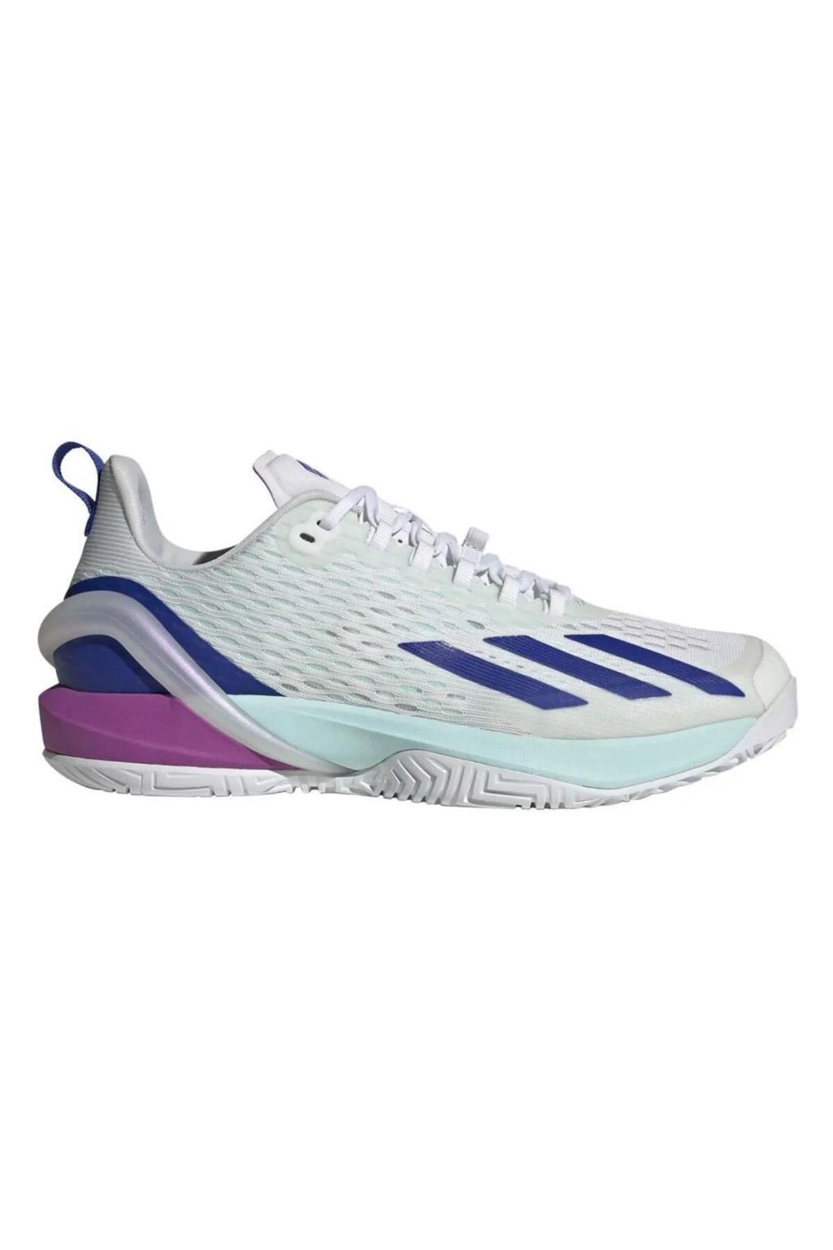 adidas-Adizero Cybersonic White All-Court Tennis Shoes Id8562 1