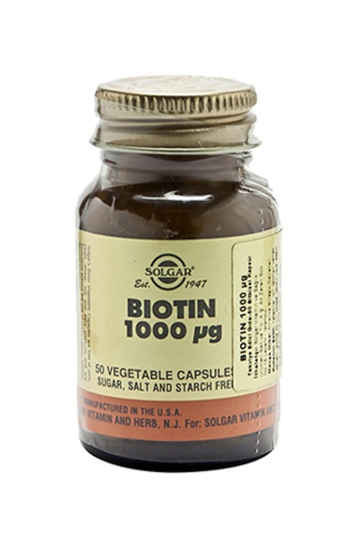 Solgar Biotin 1000 Mcg 50 Kapsül