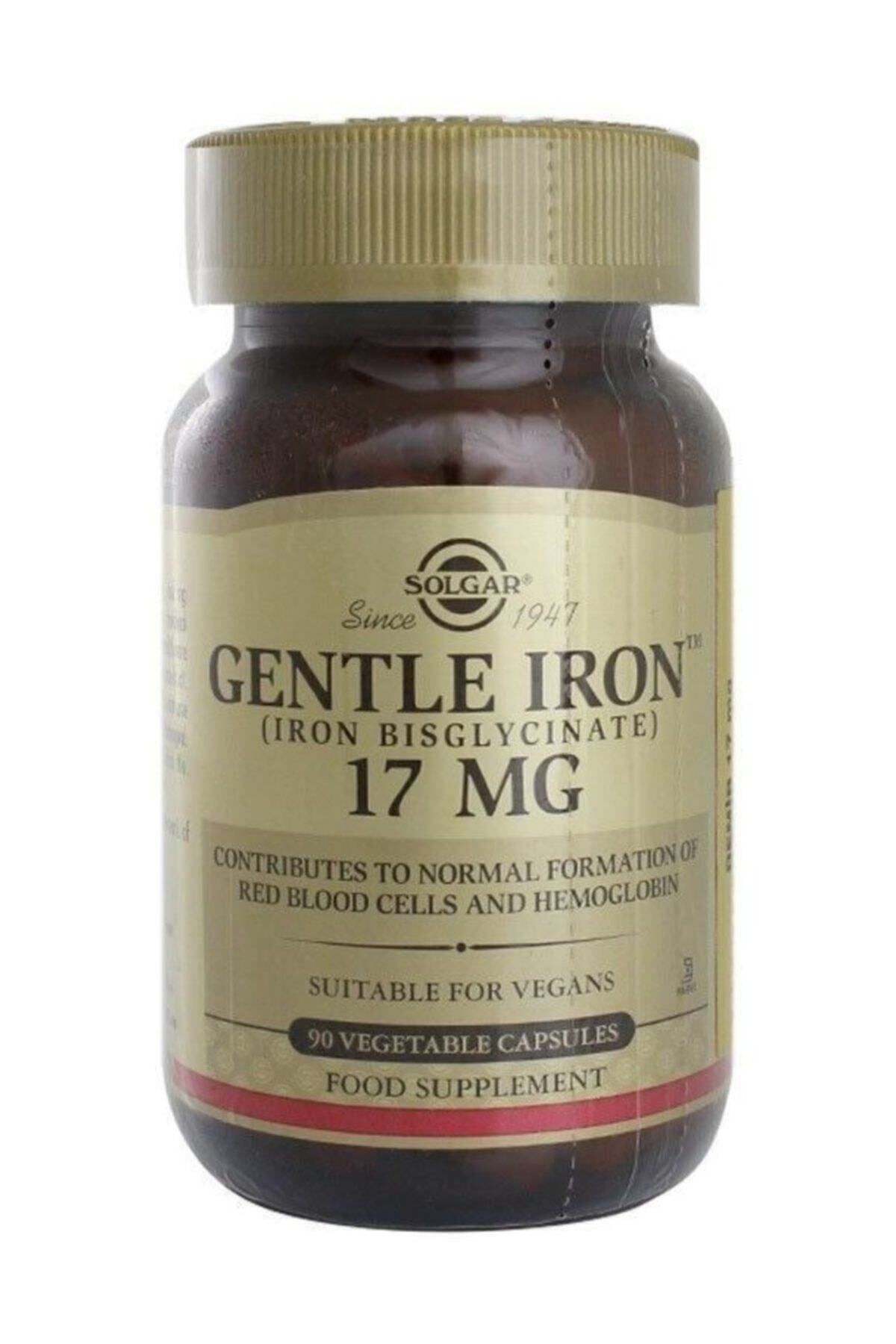 Solgar Gentle Iron 17 Mg 90 Kapsül