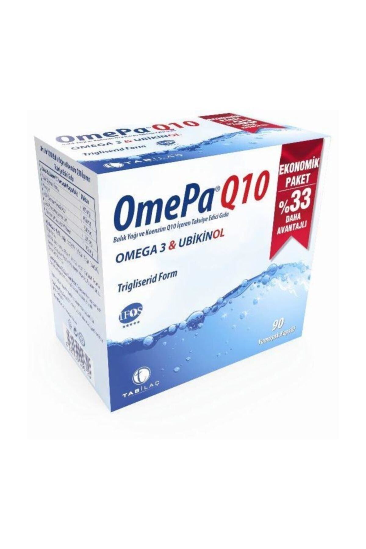 Omepa Q10 Omega3 Ubiquinol 90 Kapsül