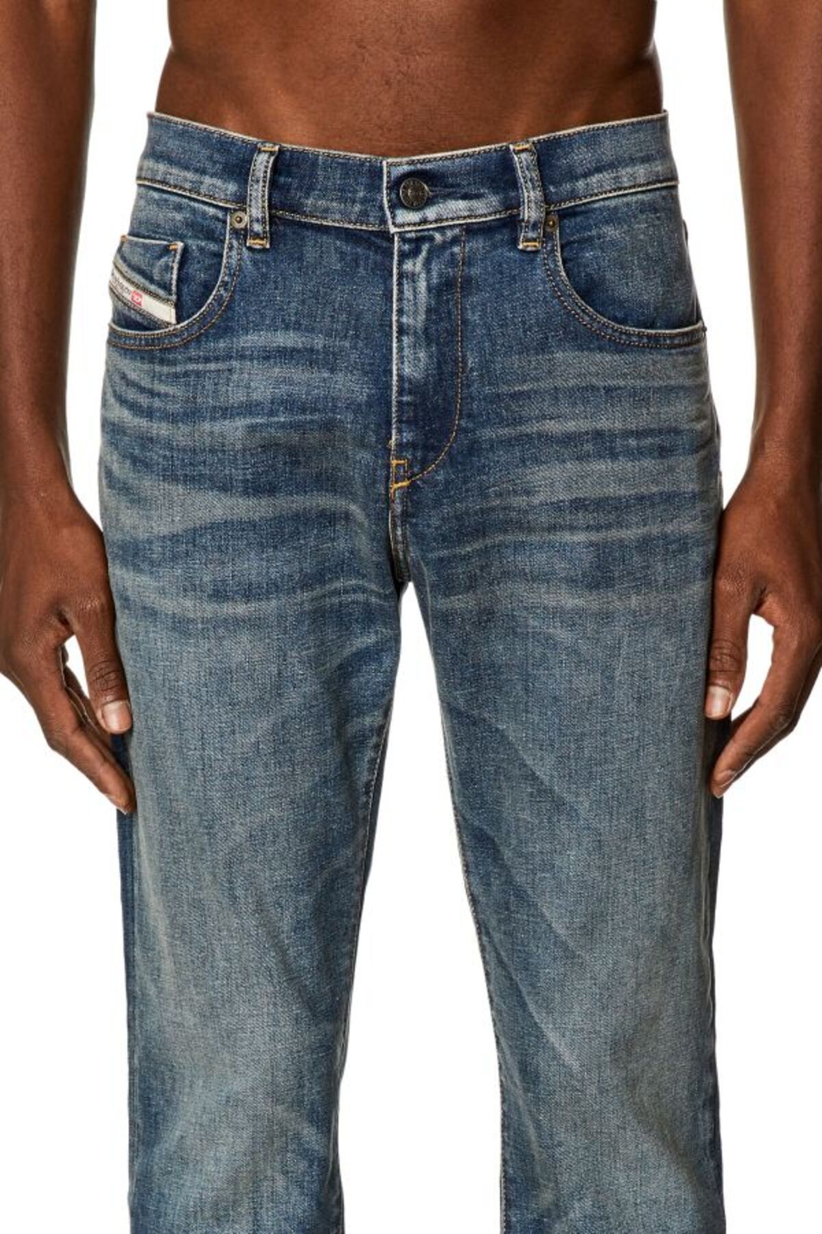 شلوار جین آبی مردانه Slim Fit Blue Jean 2019 D Trukt Diesel