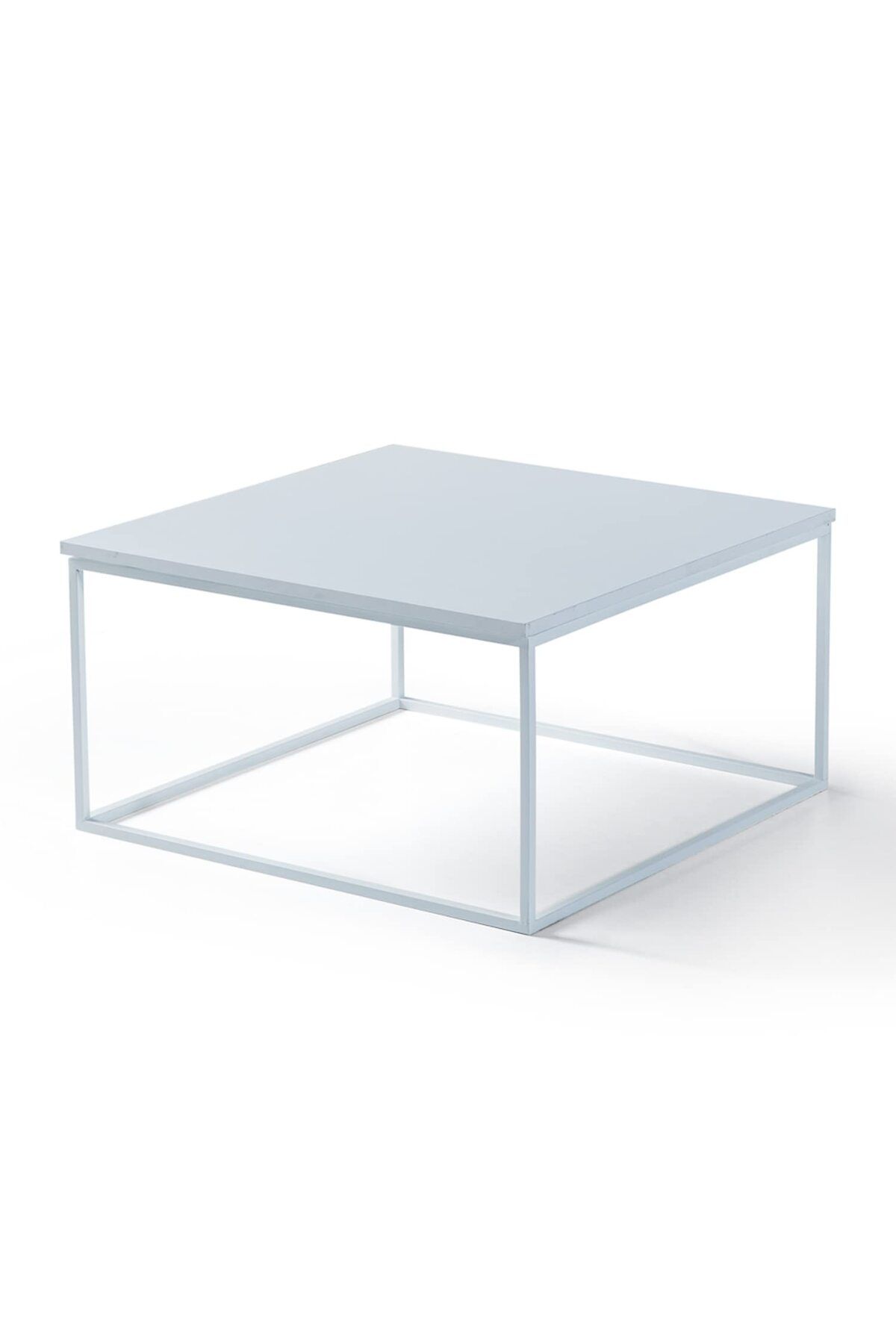 Home Canvas-Zen Square Coffee table Center table for living room study room White 1