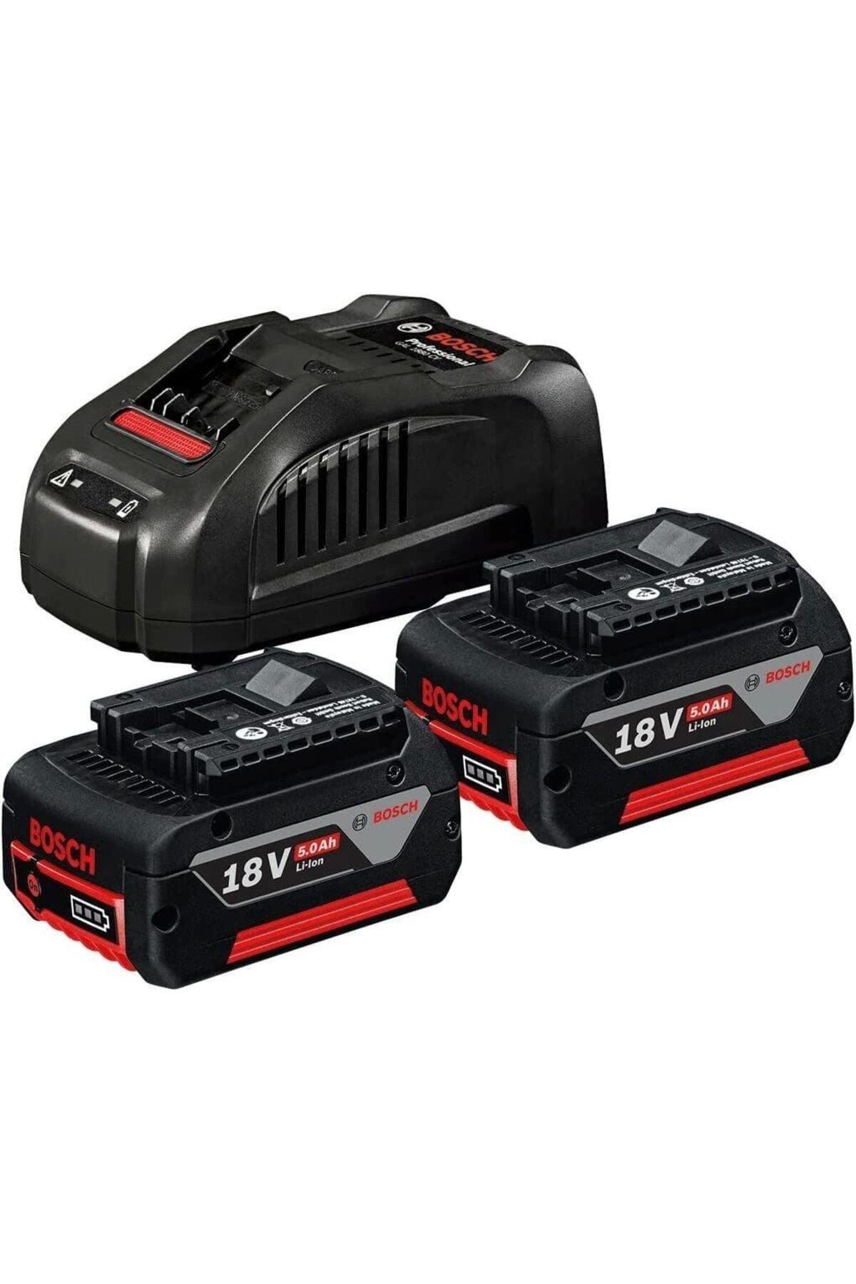 Bosch Professional 18 V. Akü Seti 2x18v 5,0 Ah Akü Gal1880 Cv Hızlı Şarj