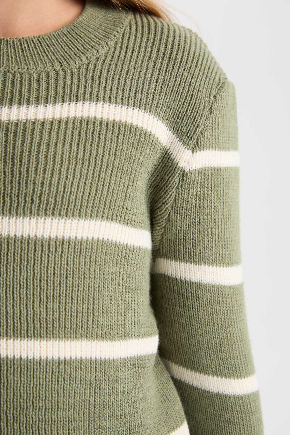 DeFacto-Strickpullover für Mädchen mit Rundhalsausschnitt D1392a824wn 5