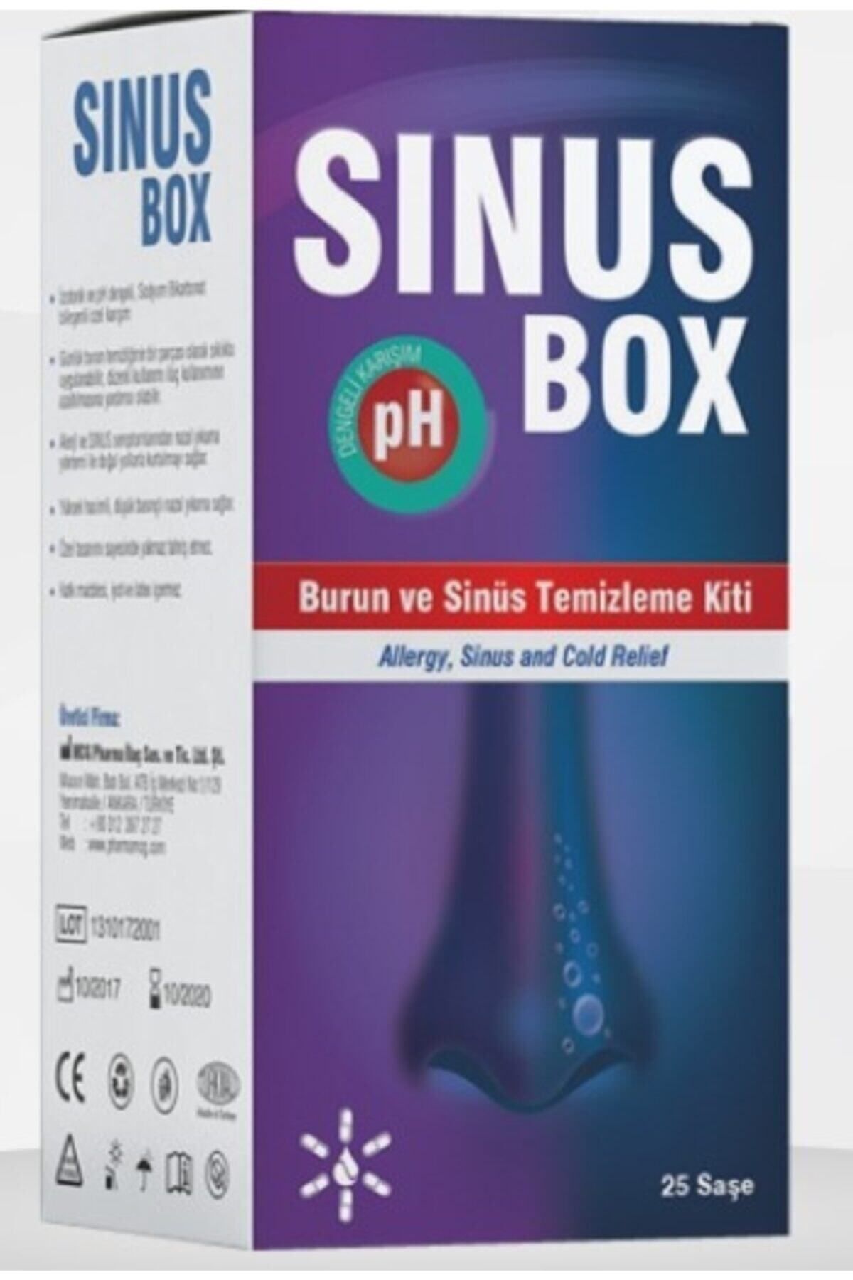 SINUS BOX Sinusbox Burun Temizleme Kiti 8681807005010