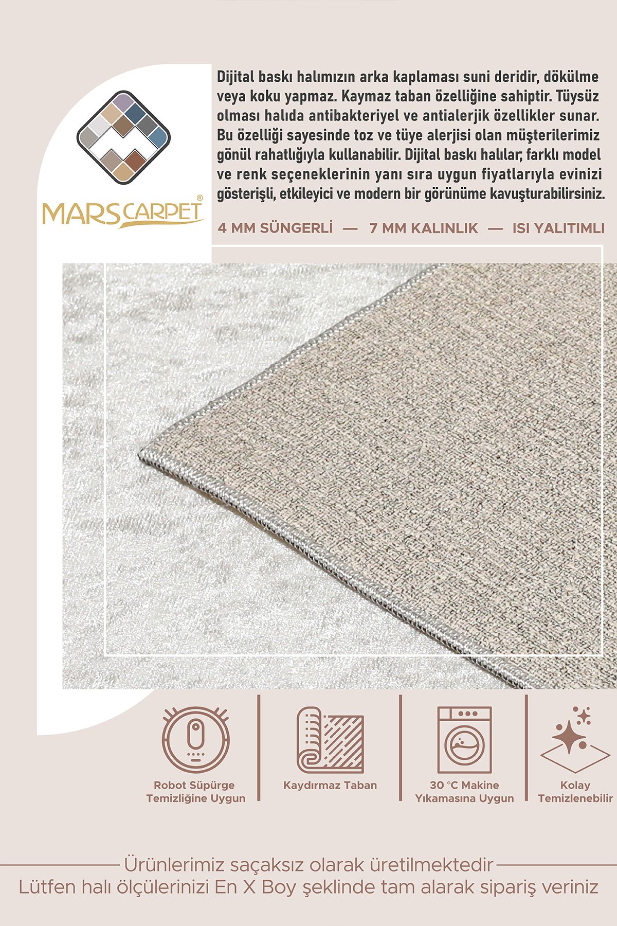 MARSA-Washable Non-Slip Base Shuan You Are Also Here Door Mat 70X45 2