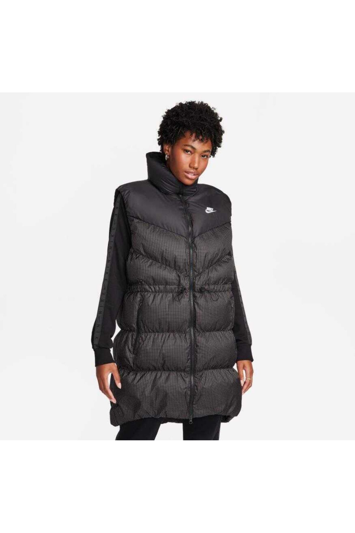 Nike Sportswear Therma-Fit Loose Long Puffer Full-Zip Kadın Yelek