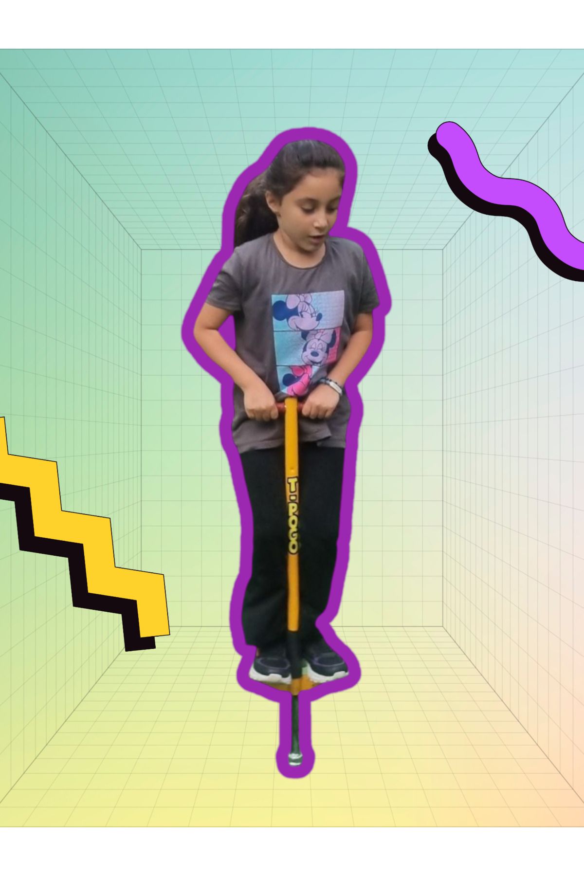 Pogo Stick, Zıplama Çubuğu, Zıp Zıp Oyuncak, Dış Mekan Bahçe Oyuncakları