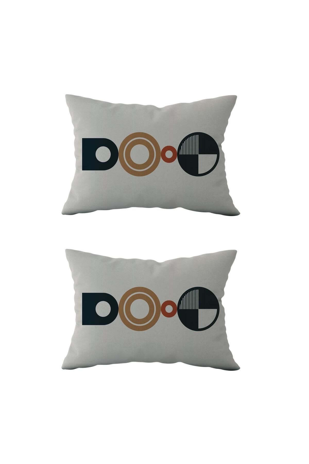 Evdek-2-Piece Ds92 - Double-Sided Rectangular Throw Pillow Cover 1