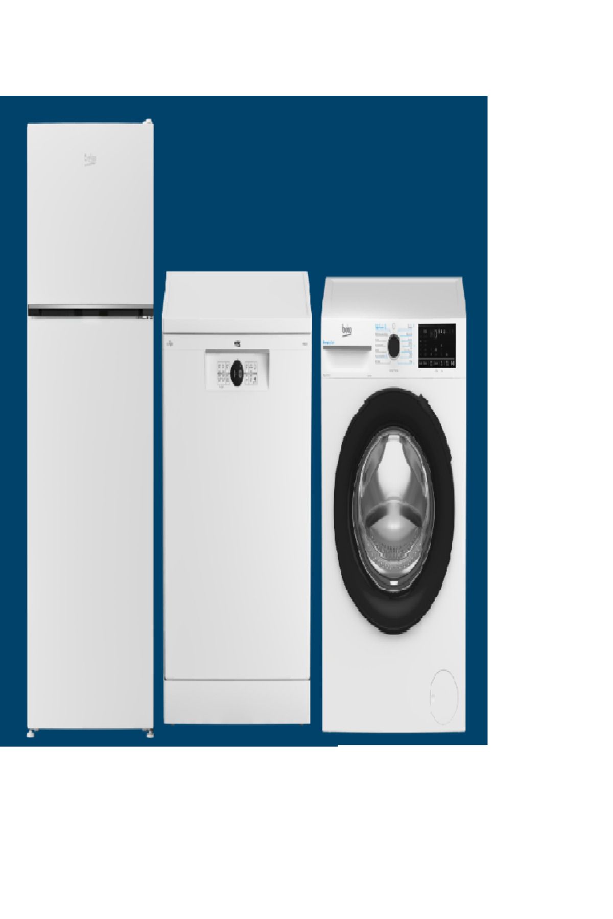 Beko 970476 Mb& Bm 4144 % Cm 9100 Buzdolabı- Bulaşık - Çamaşır