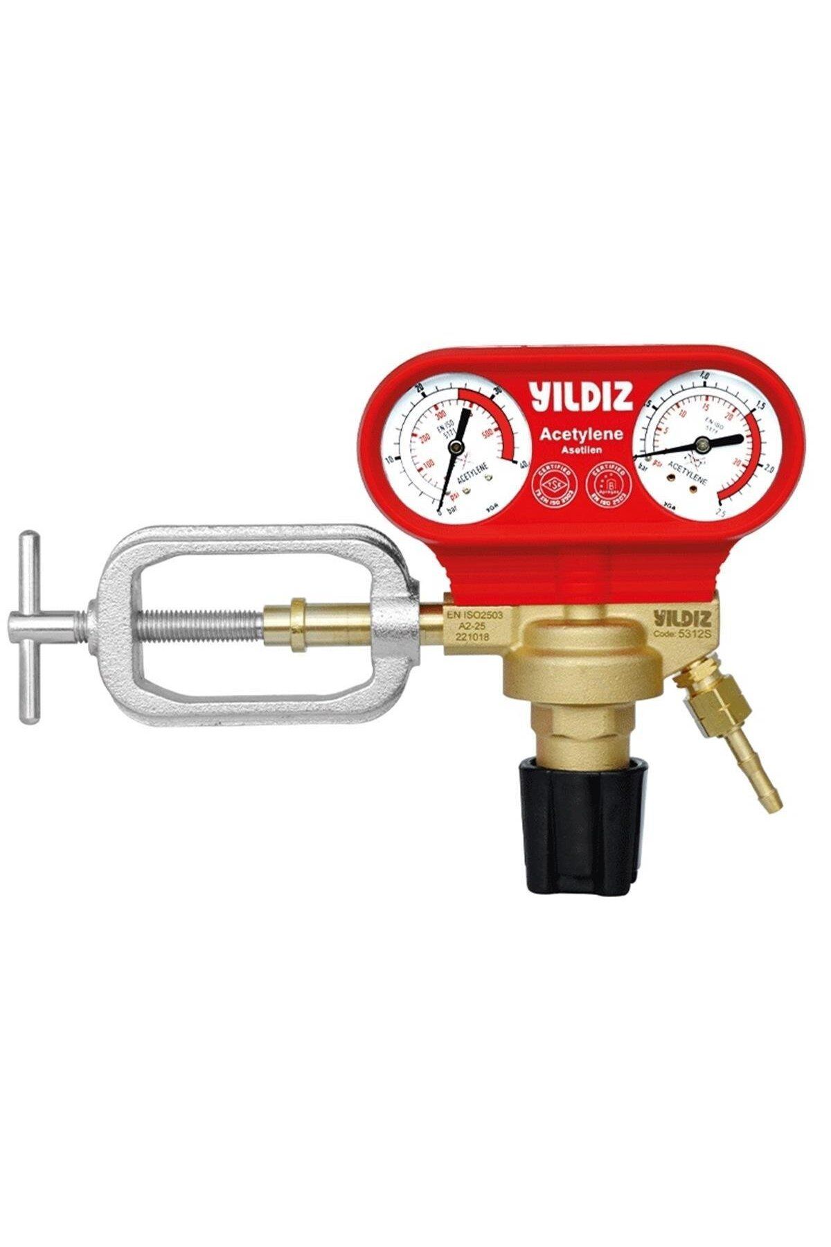 YILDIZ 5312S ASETİLEN KELEPÇELİ BASINÇ DÜŞÜRÜCÜ