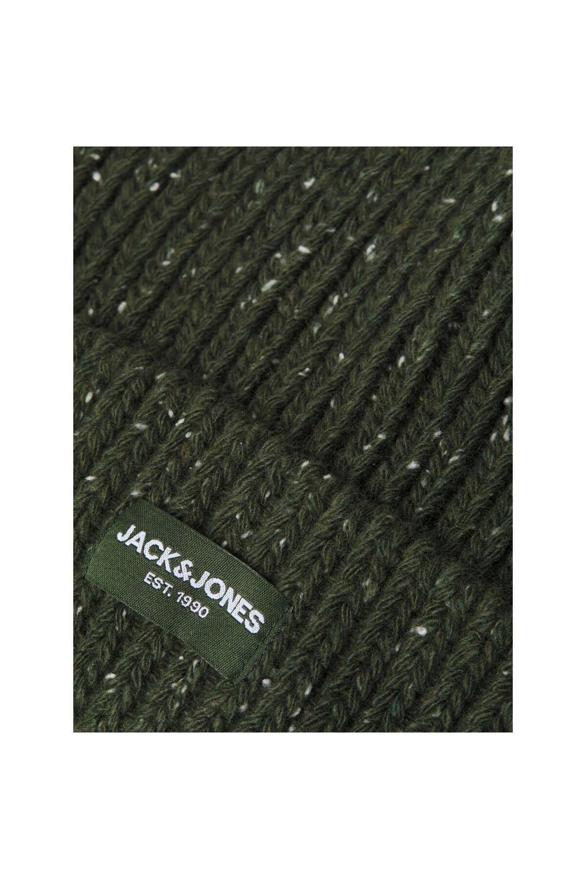کلاه سبز مردانه NAP KG اورجینال Jack Jones Jack & Jones