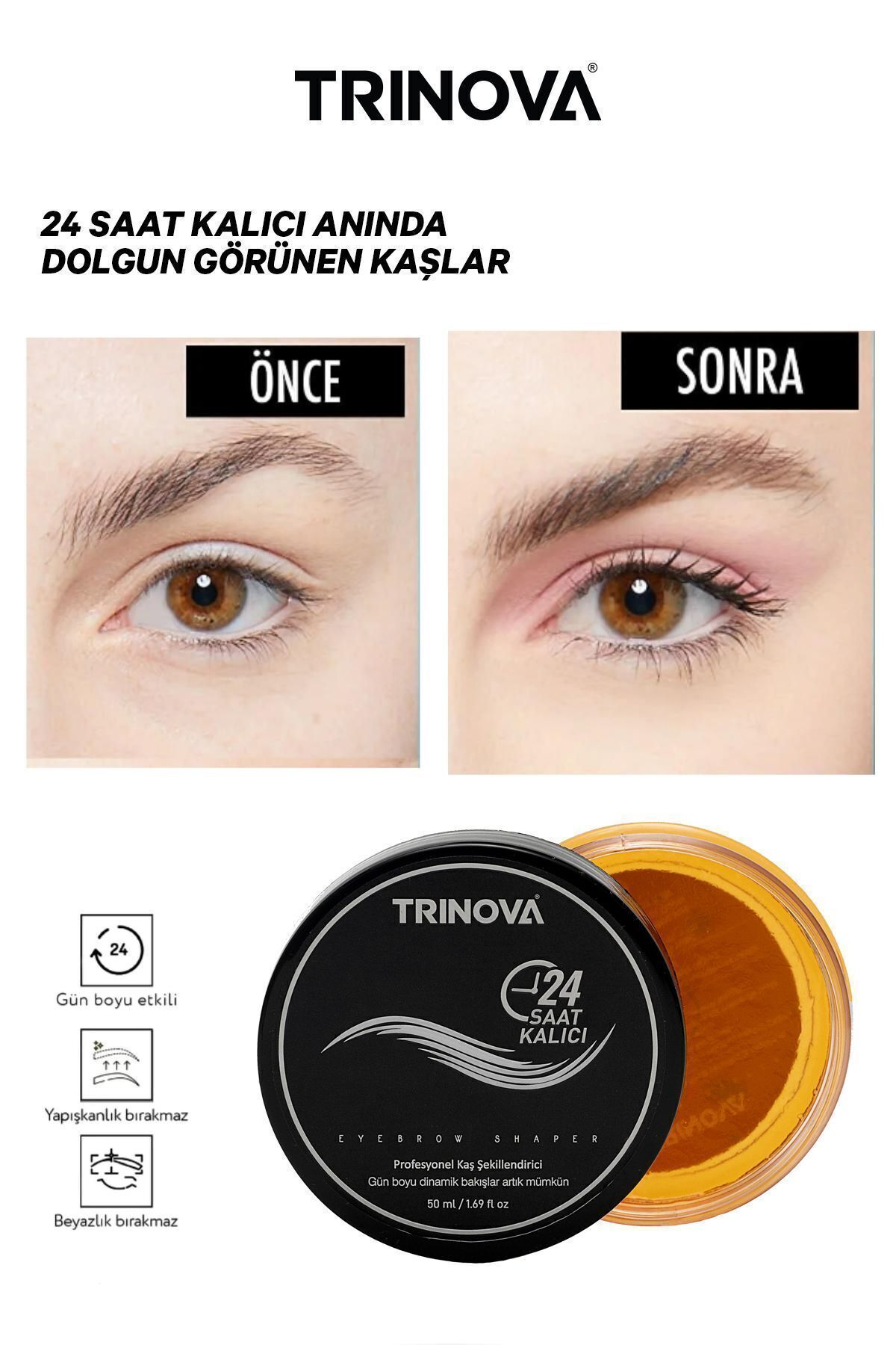 Trinova Kaş Sabitleyici & Şekillendirici Wax