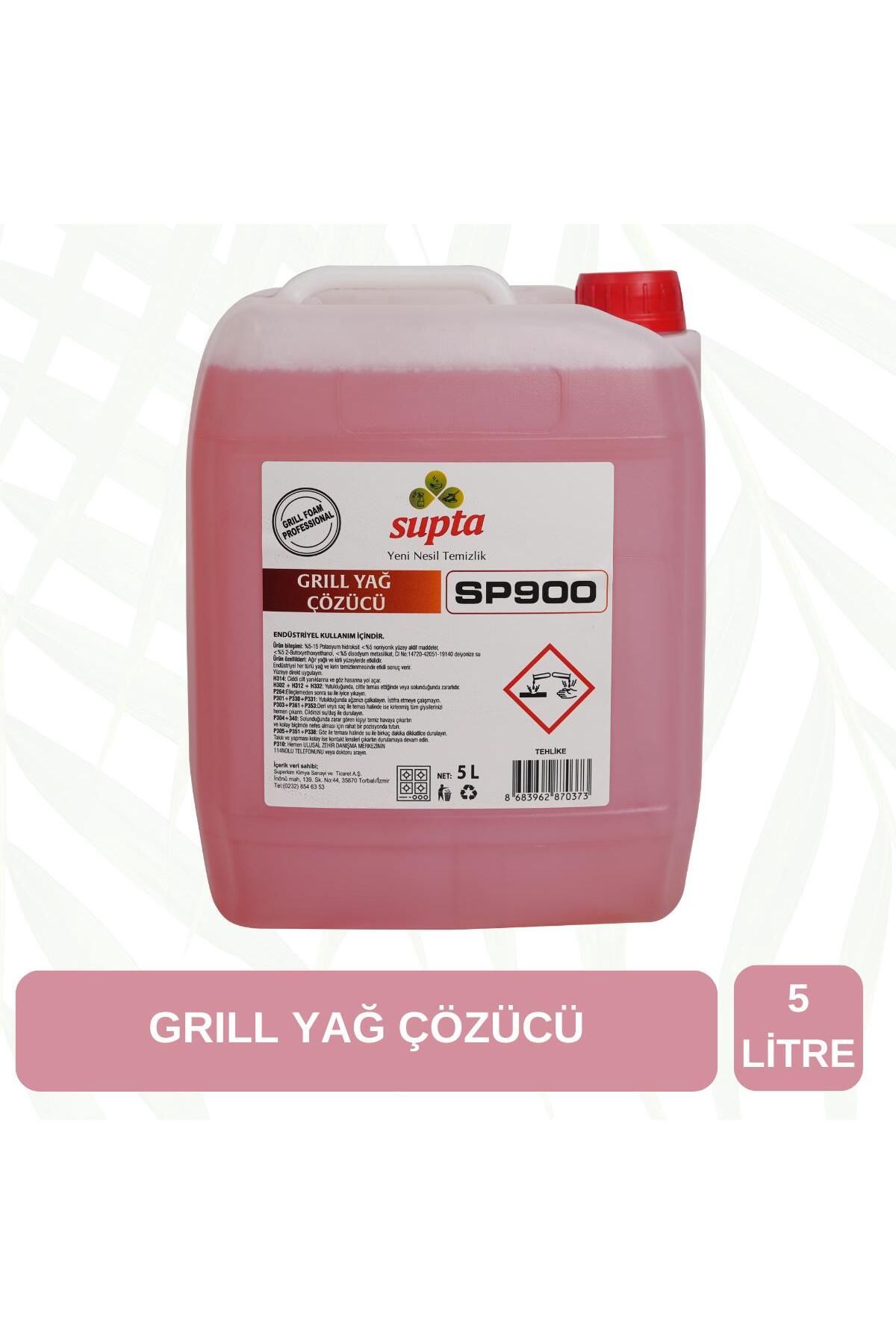 Grill Yağ Çözücü Profesyonel Yağ Çözücü 5 Lt