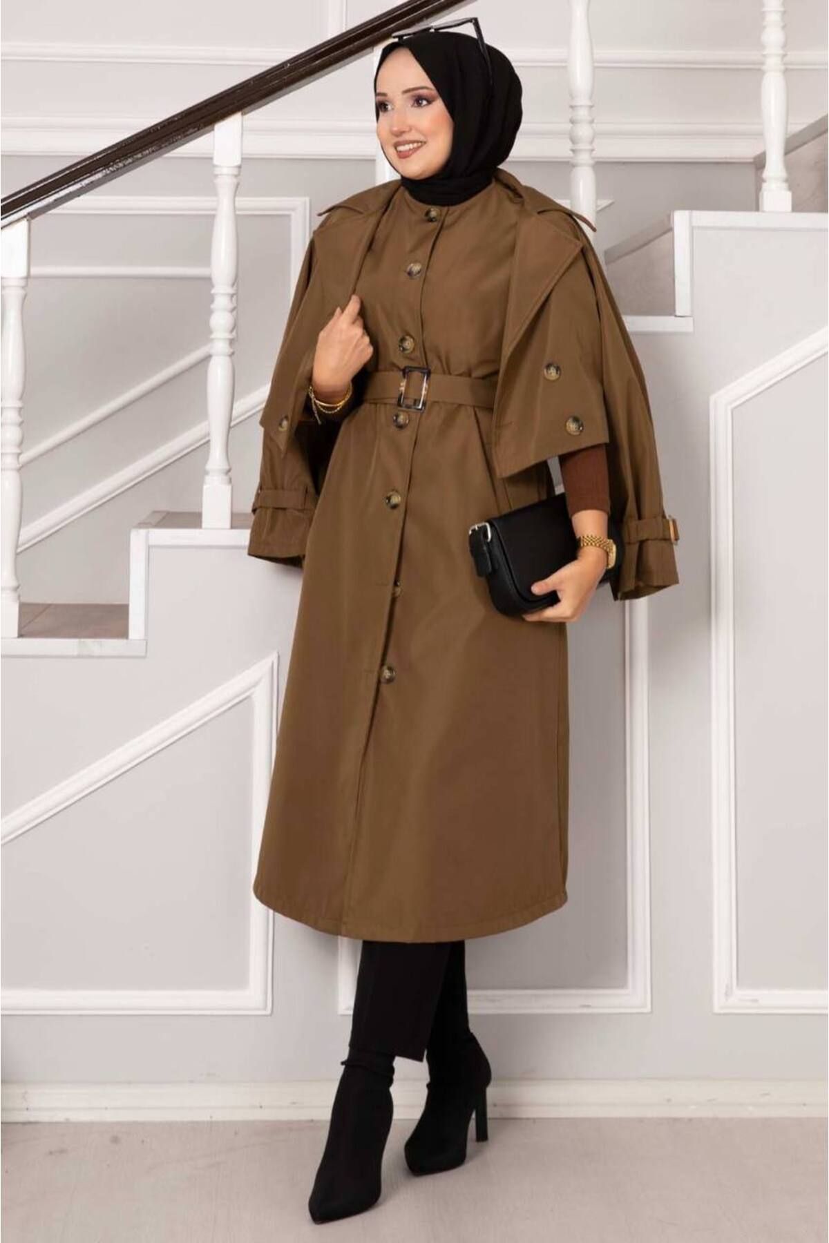 Sum-Double Use Trench Coat with Vest 1