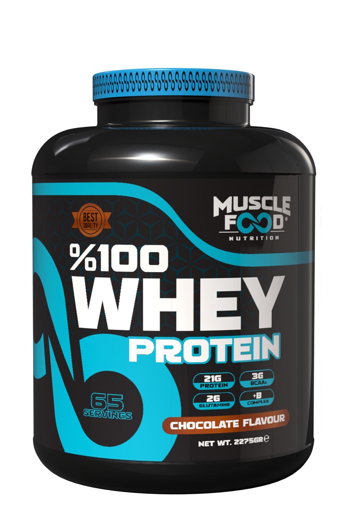 MUSCLEFOOD Concentrate Whey Çikolata Aromalı Protein Tozu 2275gr 65 Servis-2