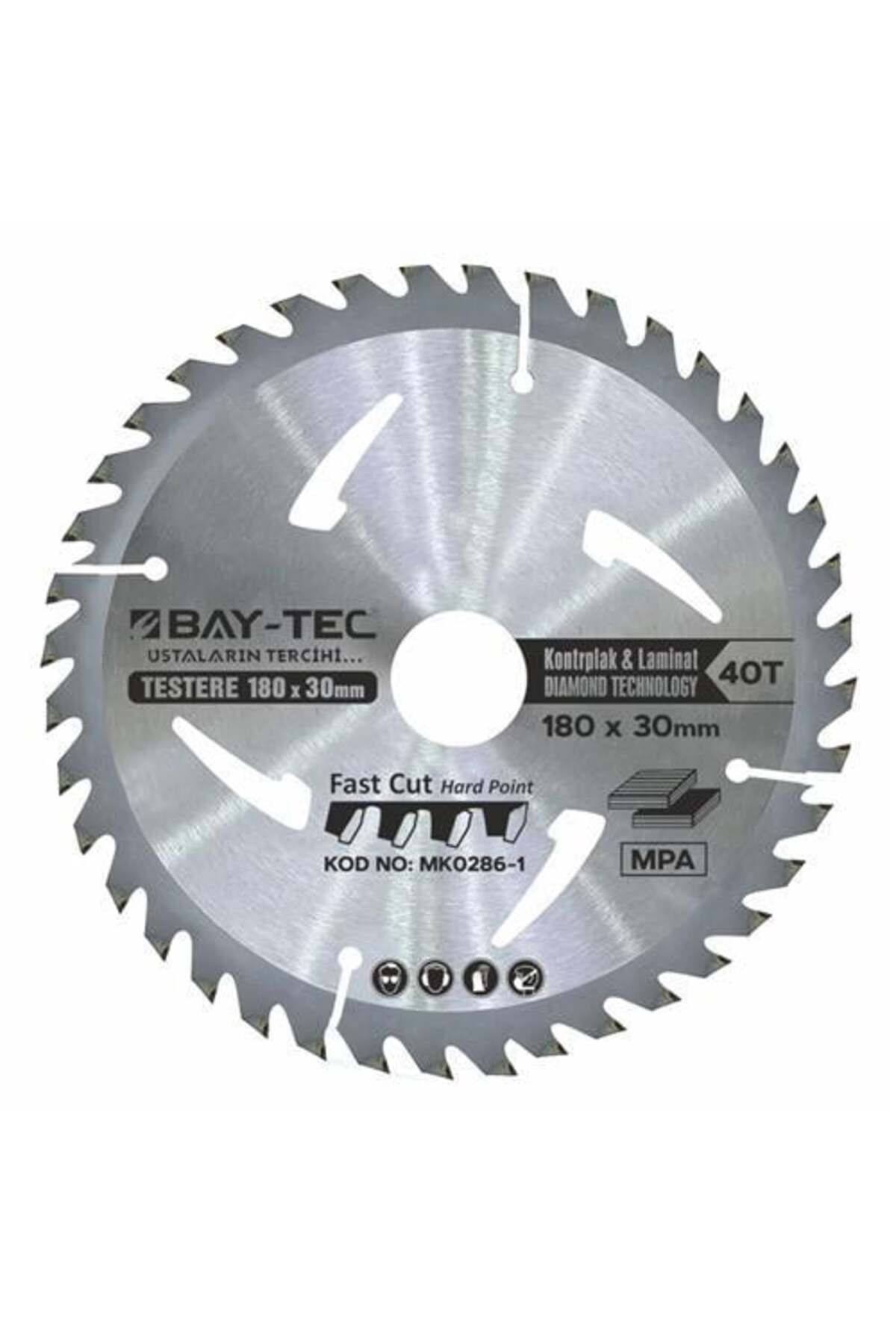 Baytec SUNTA ELMAS TESTERE 185*30MM 40 DİŞ MK0286-2