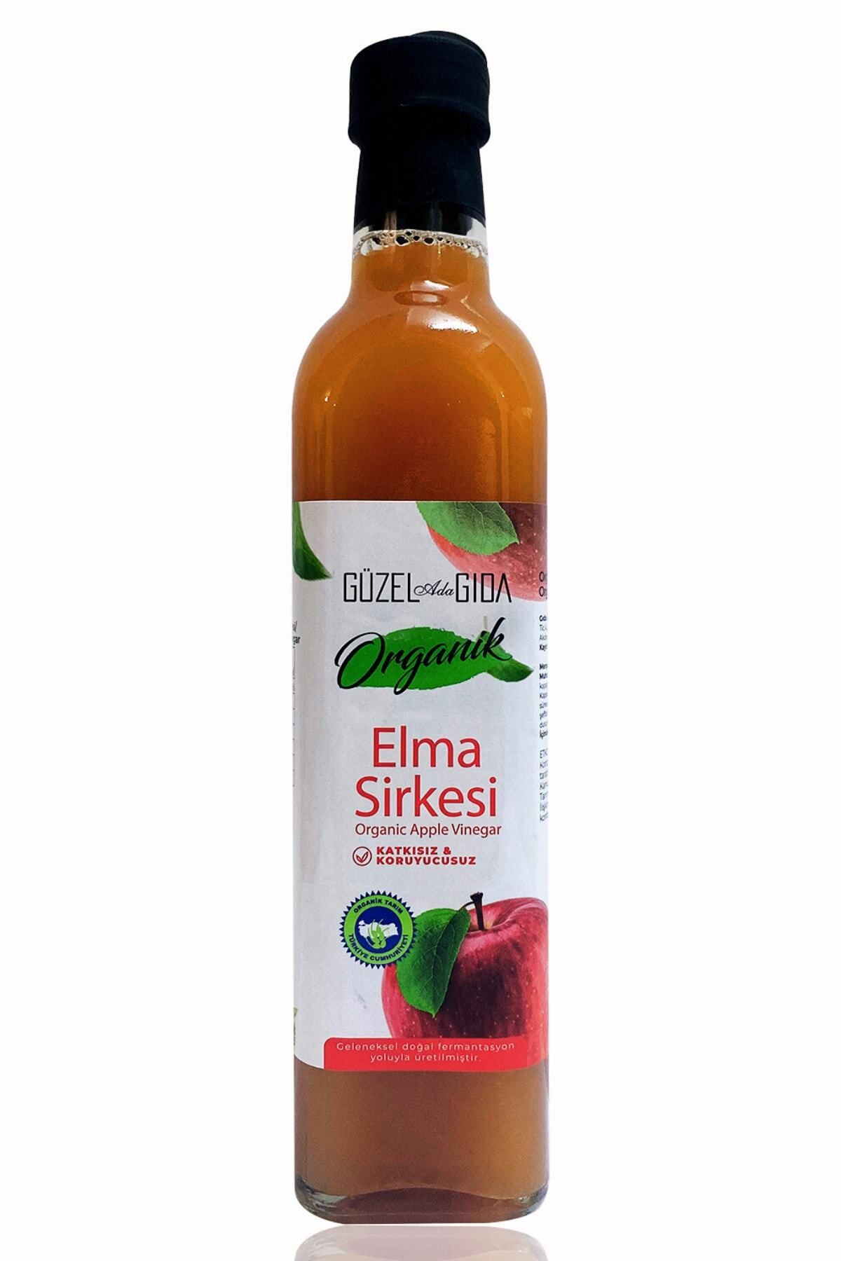 Güzel Ada Gıda Organik Elma Sirkesi 500 Ml